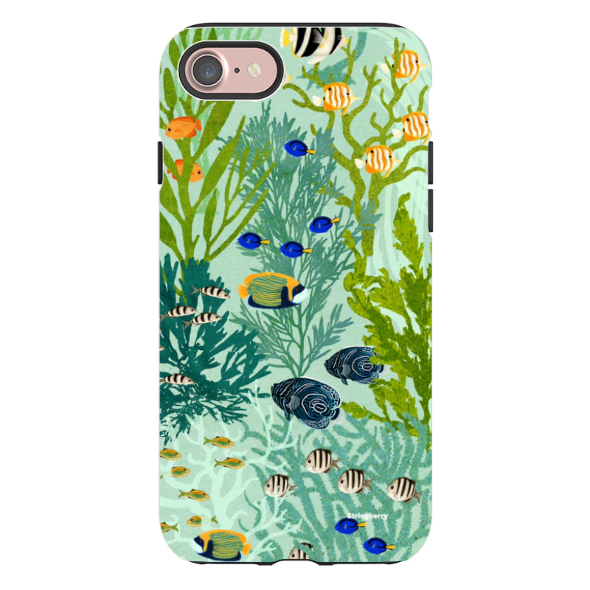 iPhone Tough Case - Coral Forest By Katherine Quinn