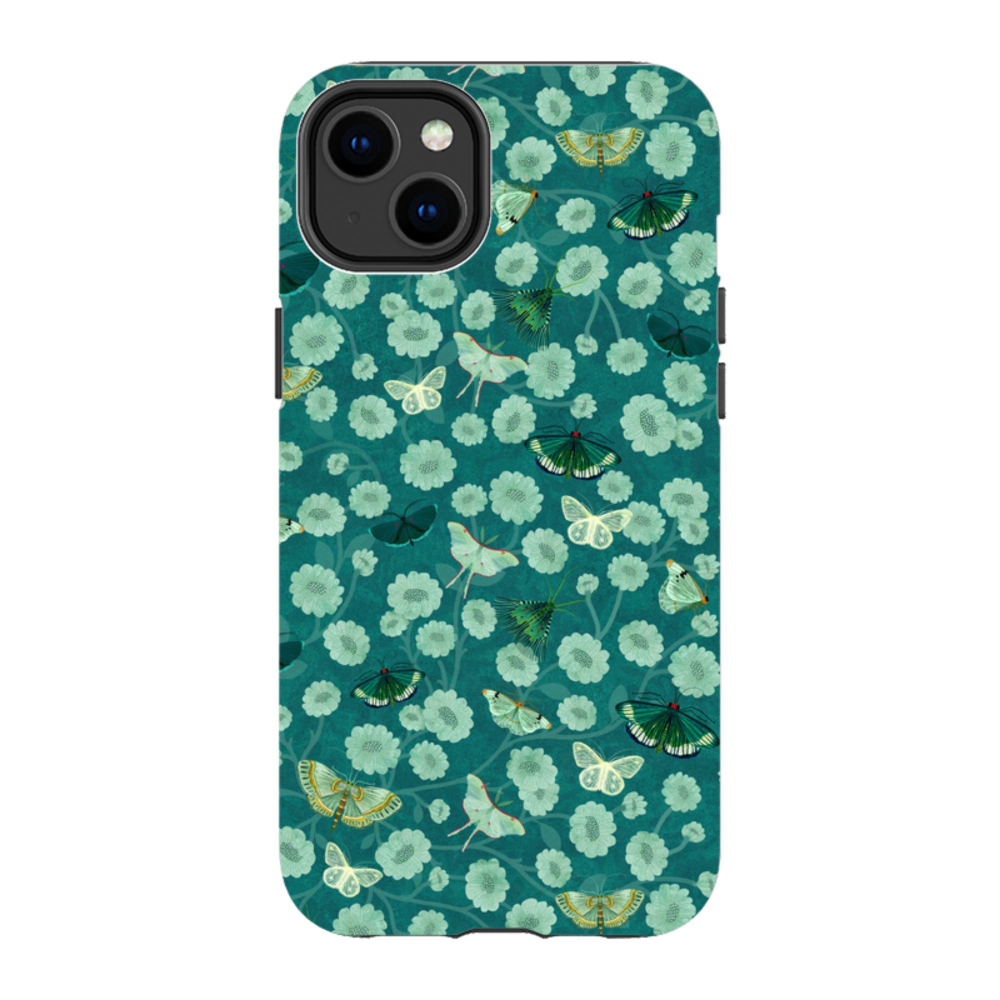 iPhone Tough Case - Small Moths 2 By Katherine Quinn