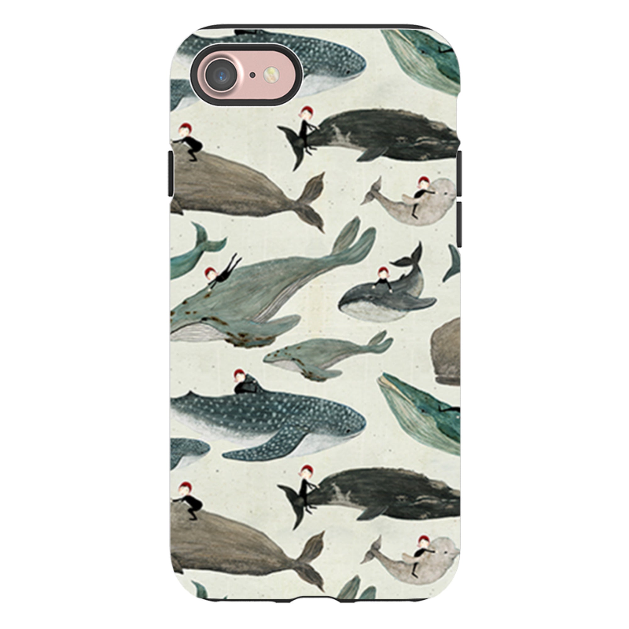 iPhone Tough Case - Whale Rider By Katherine Quinn
