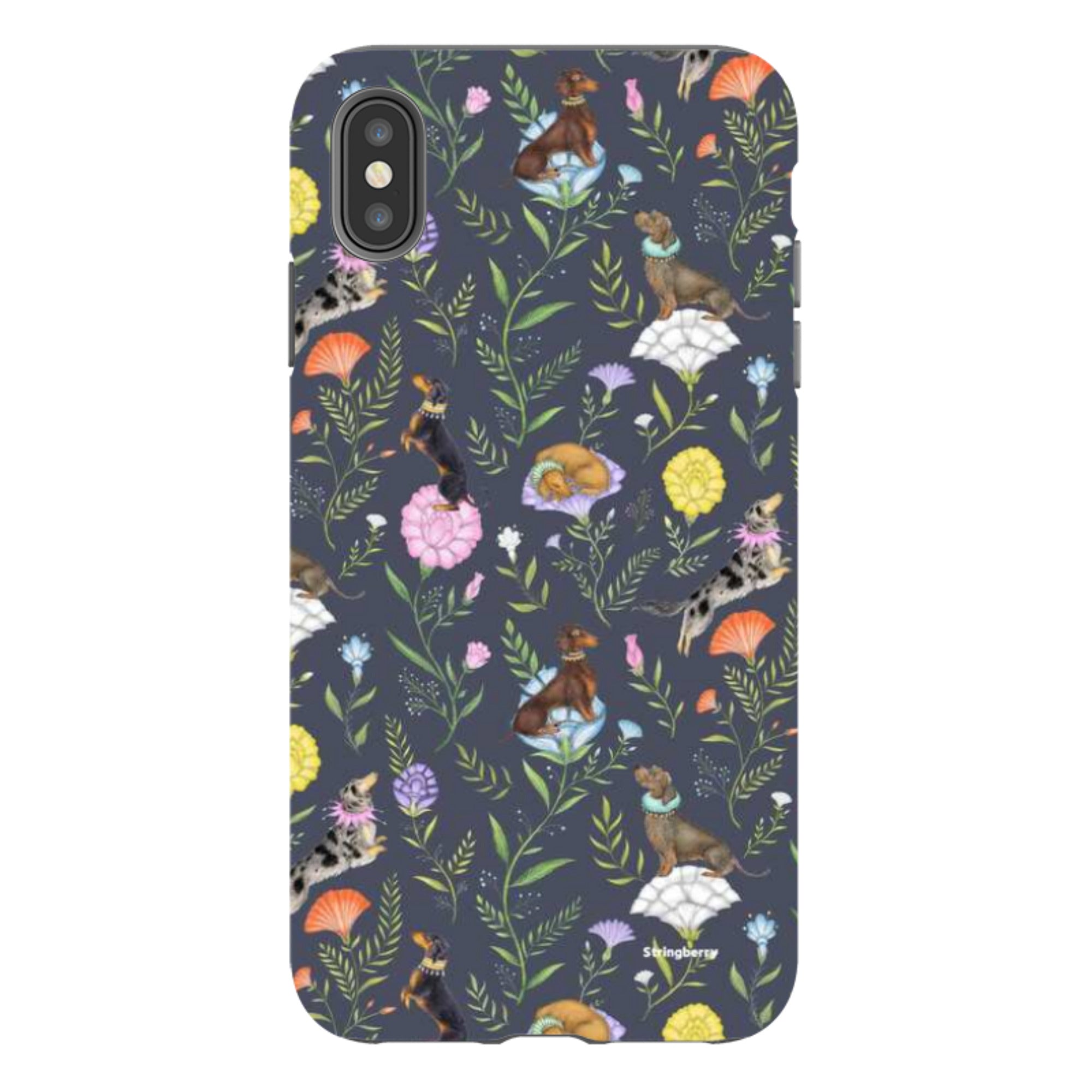 iPhone Tough Case - Doxy Day Afternoon Slate By Catherine Rowe