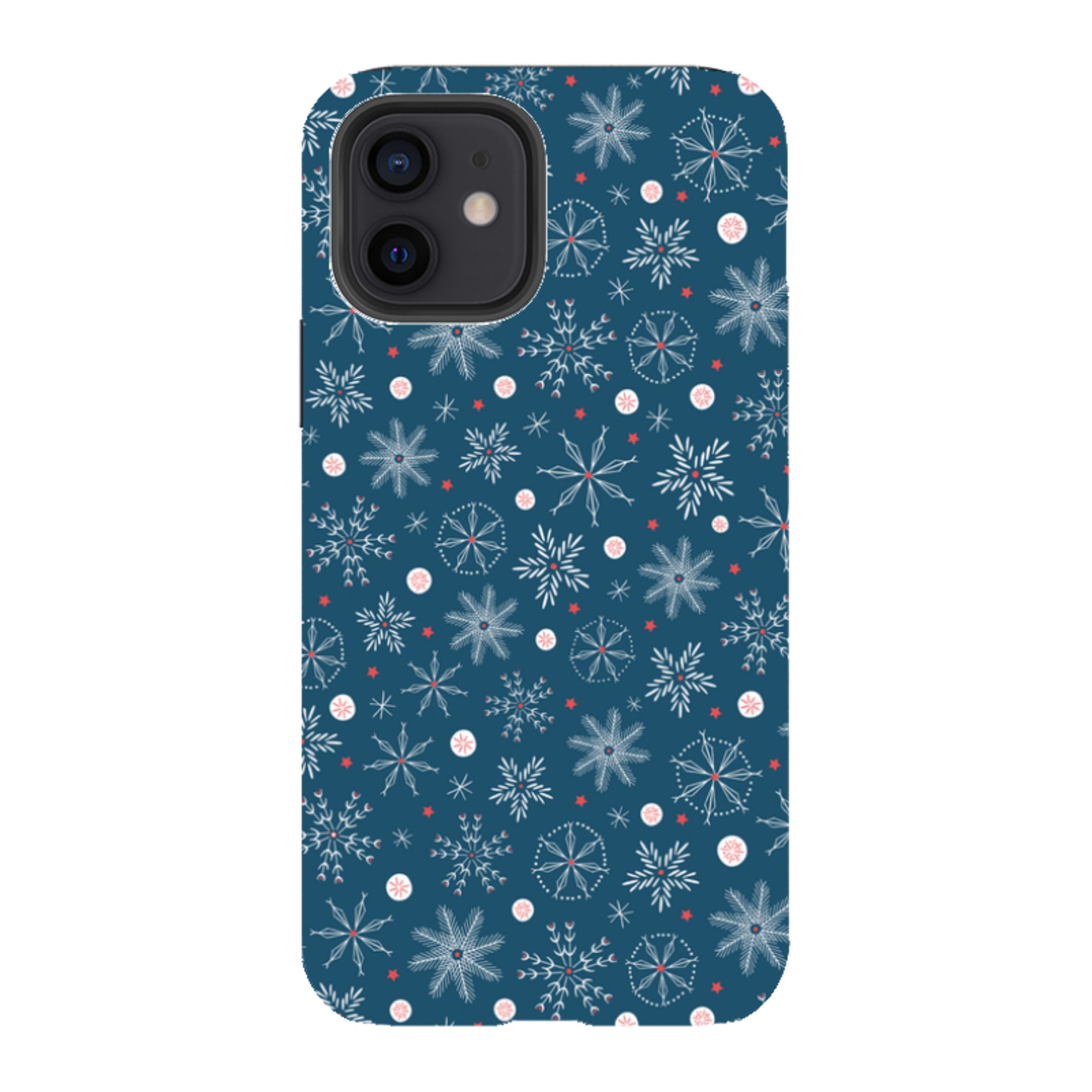 iPhone Tough Case - Christmas Snowflakes By Ali Brookes