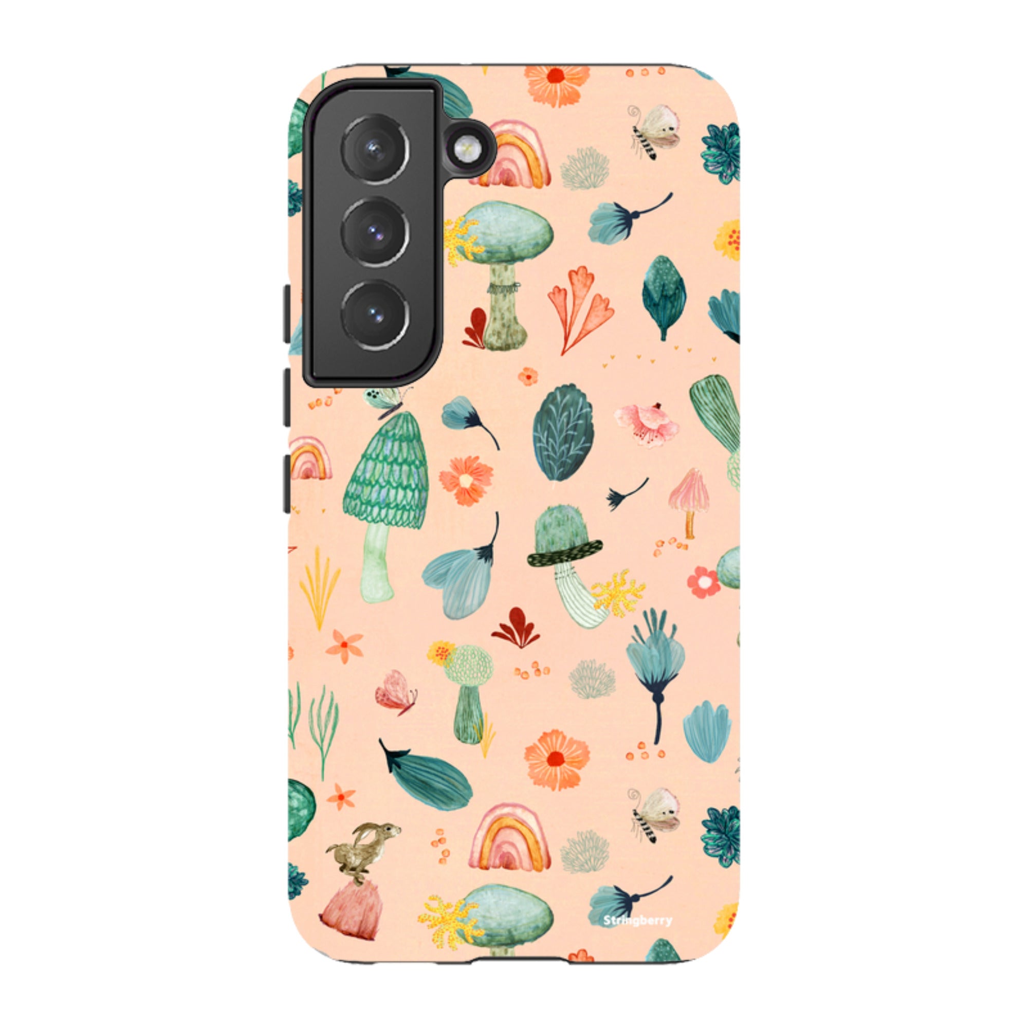 Samsung Tough Case - Mushroom World Pink By Katherine Quinn