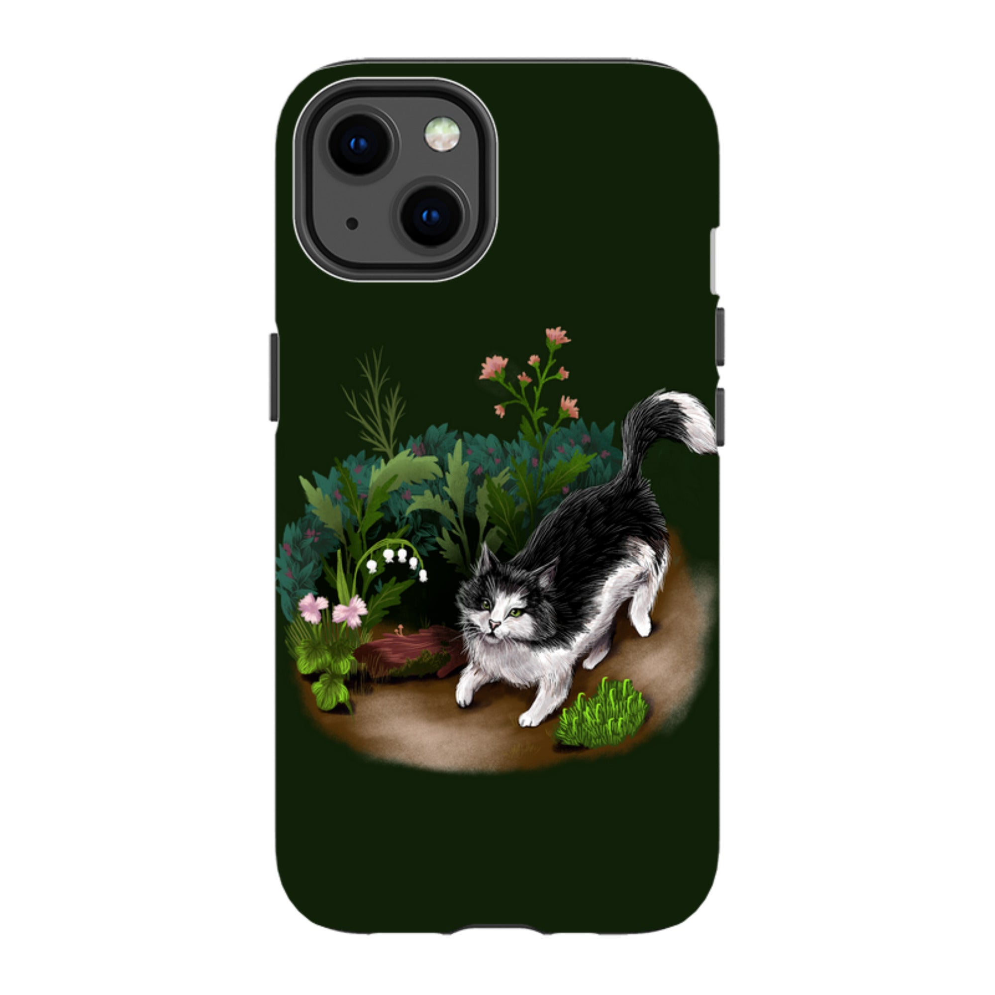 iPhone MagSafe Tough Case -  Munchkin Cat By Anna Stead