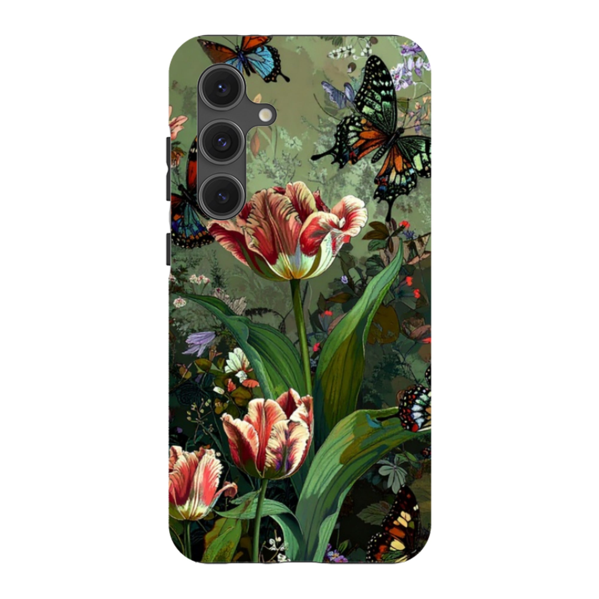 Samsung Tough Case - Green Vyne Butterflies