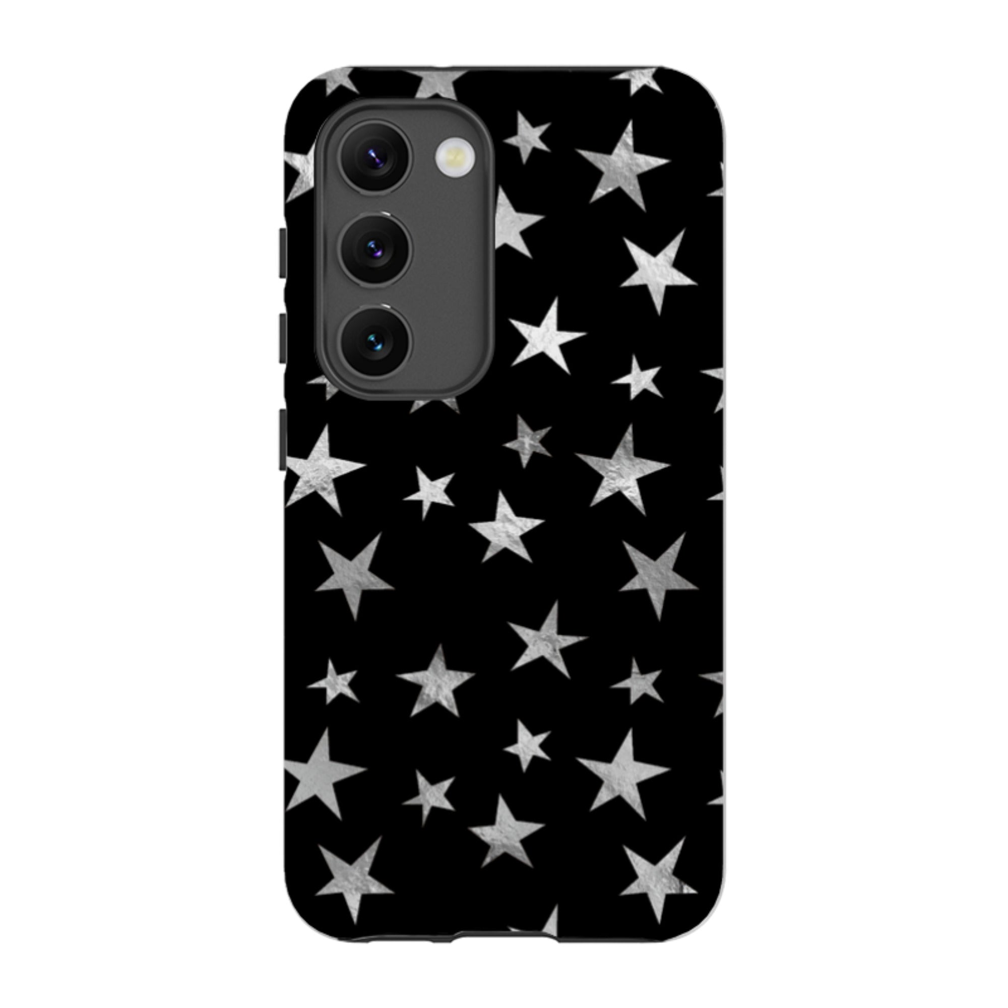 Samsung Tough Case - Black and Silver Stars