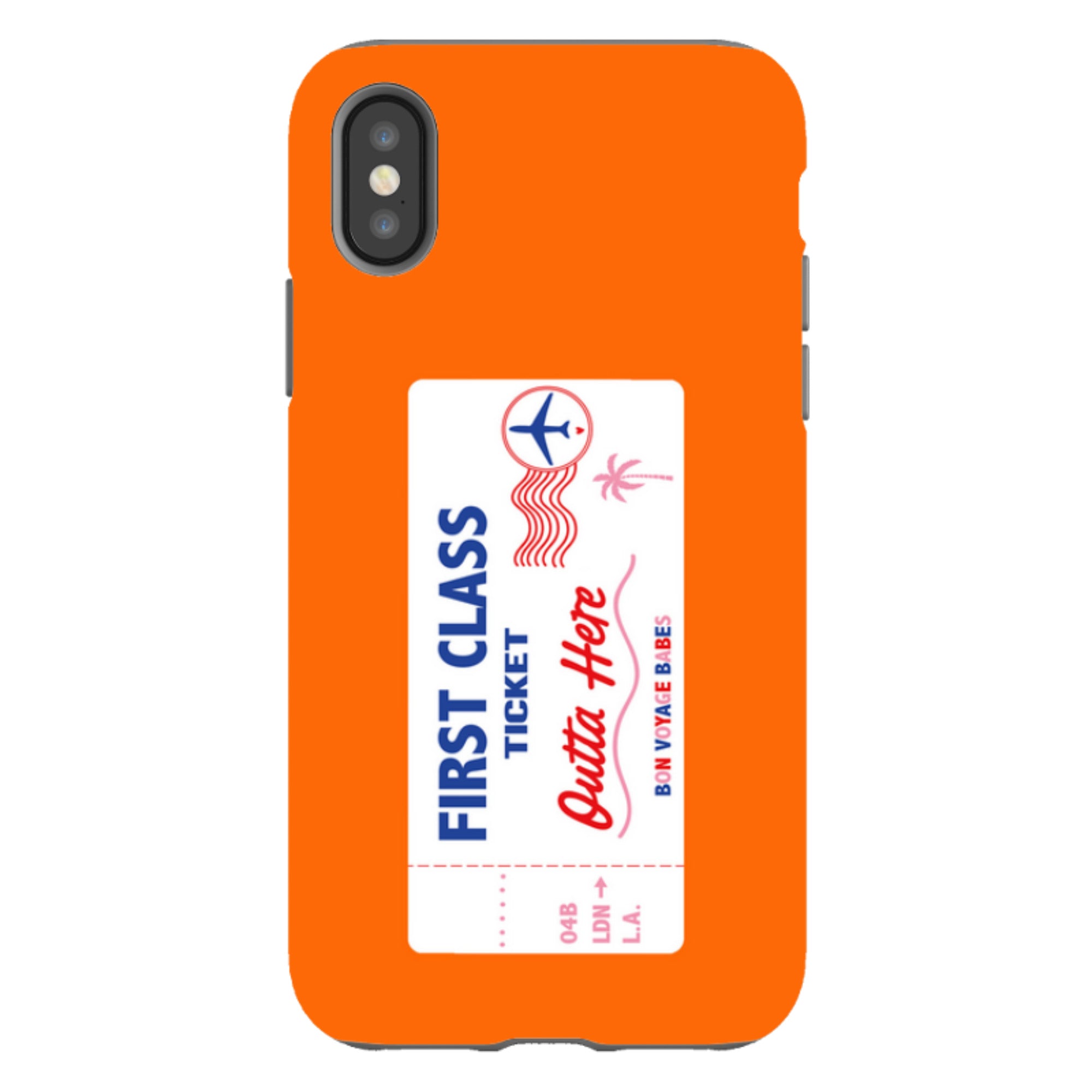 iPhone Tough Case - First Class Orange