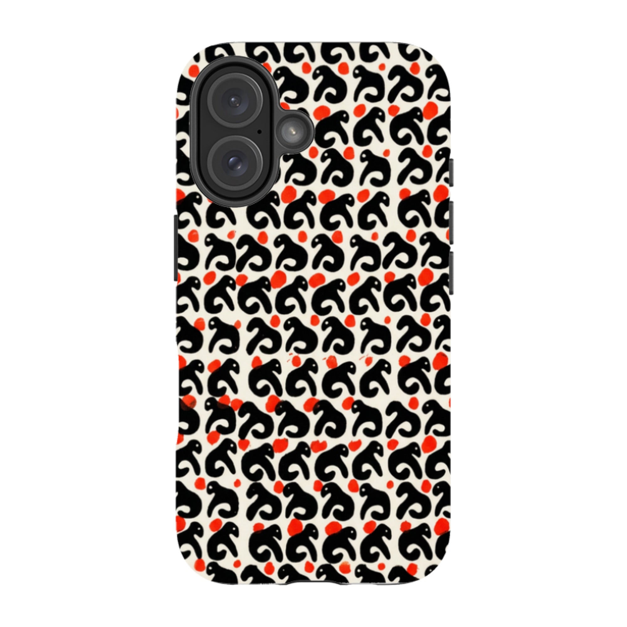 iPhone MagSafe Tough Case - Abstract Cutouts