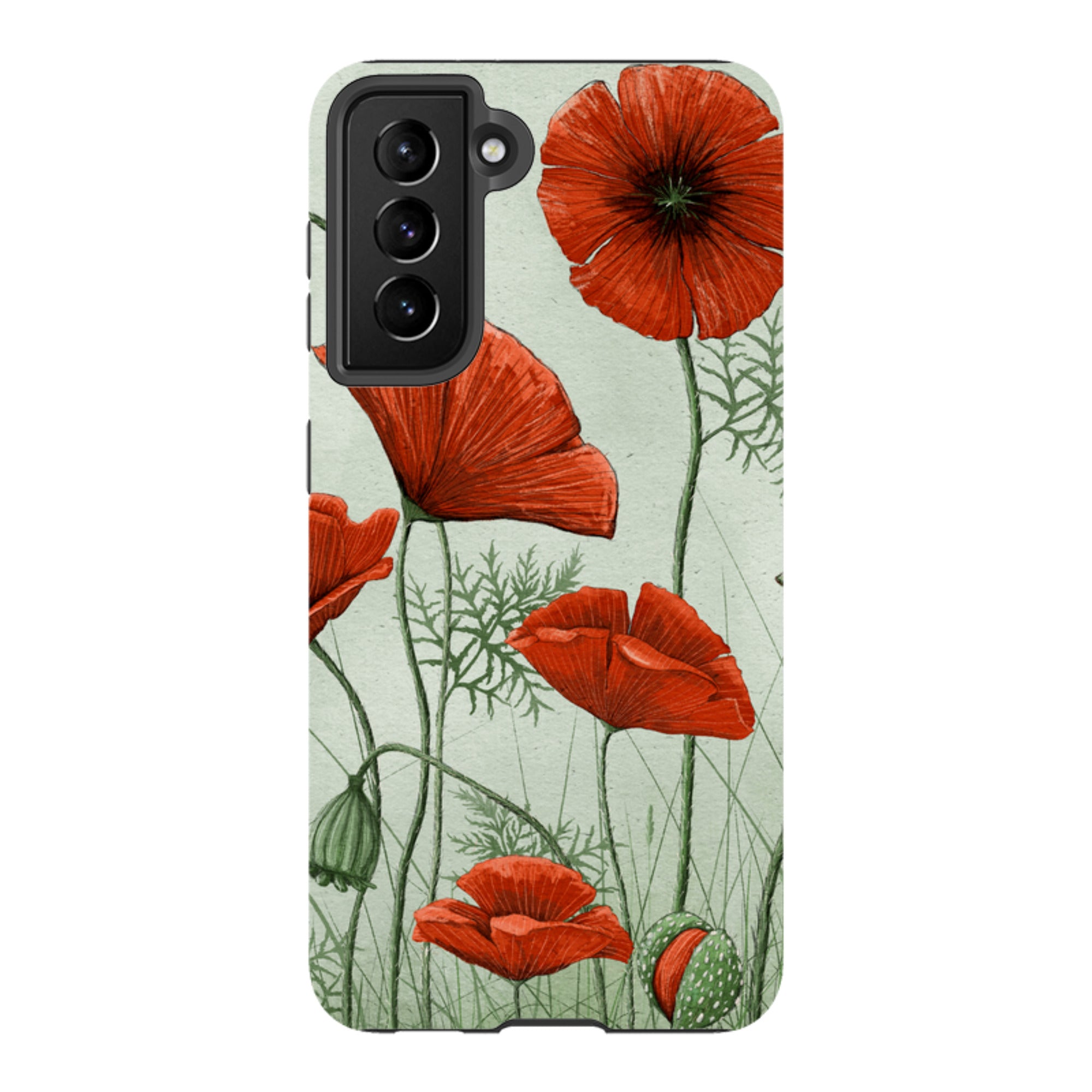 Samsung Tough  Case - Poppies By Maja Lindberg
