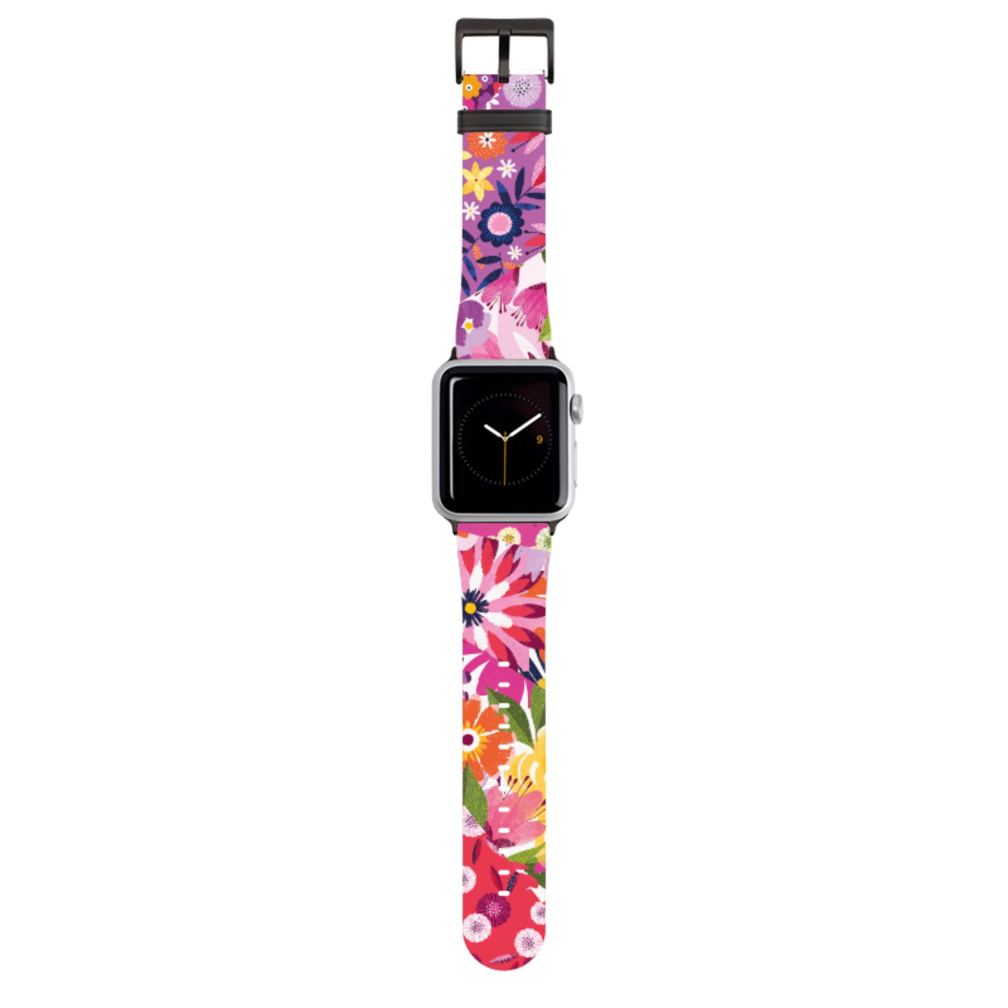 Floral Sunshine Apple Watch Strap By Ali Brookes