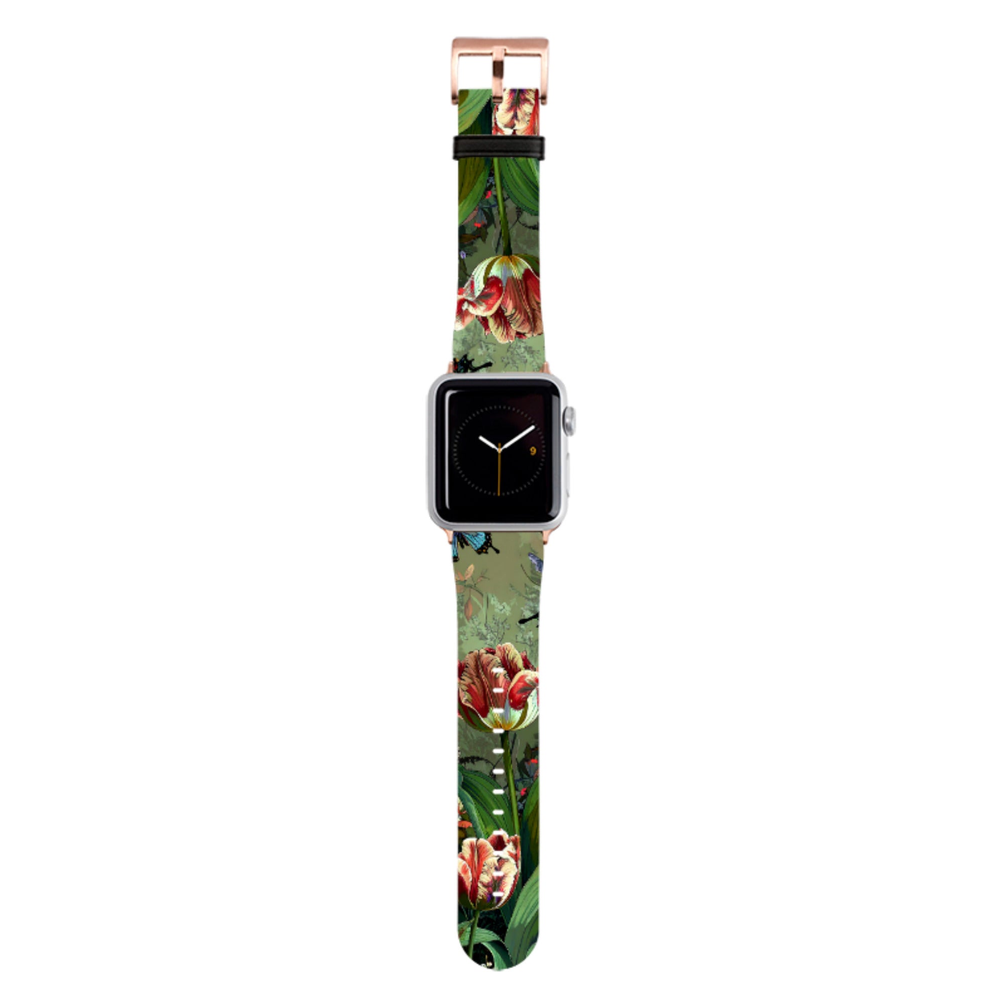 Green Vyne Butterflies Apple Watch Strap