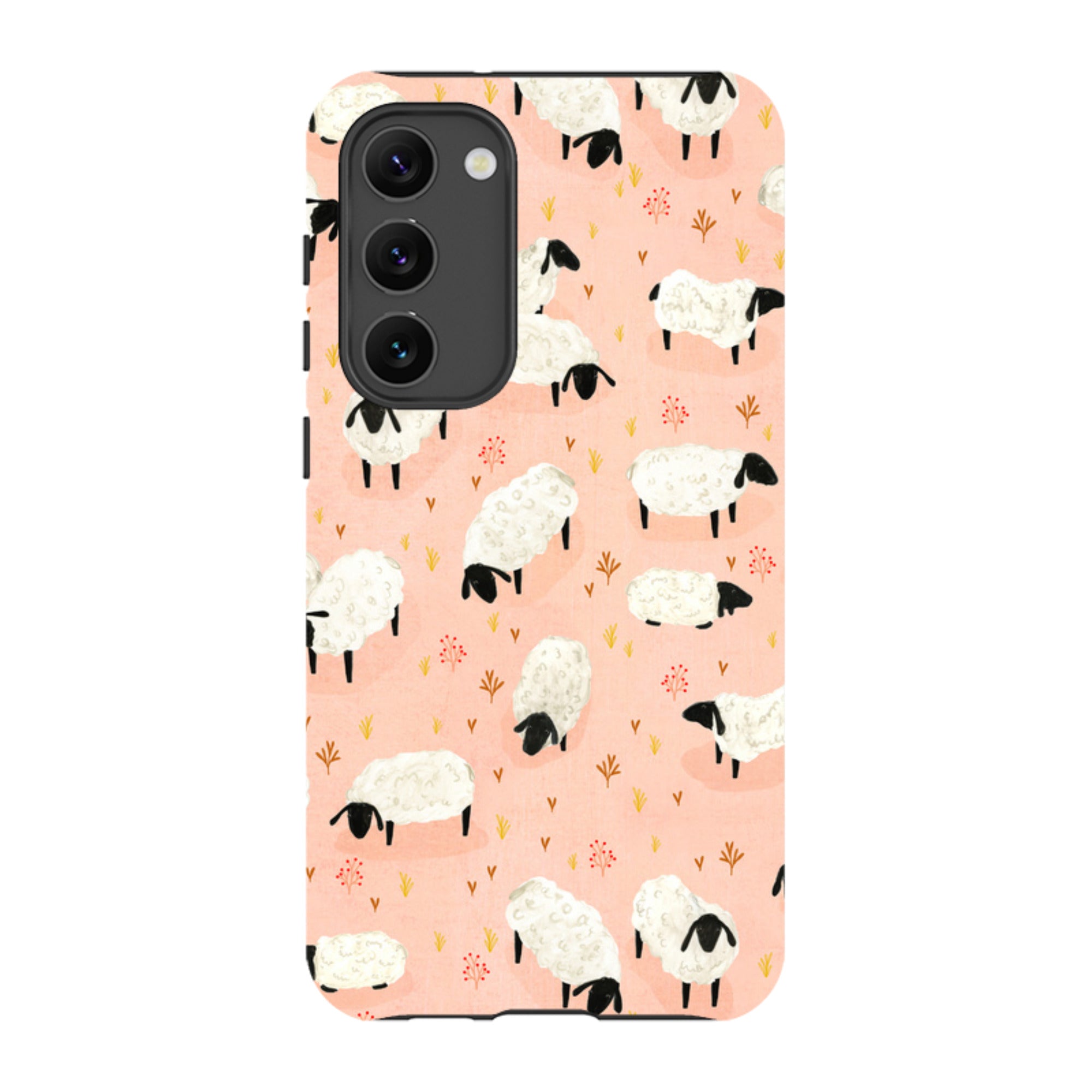 Samsung Tough Case - Sheep Pink By Katherine Quinn