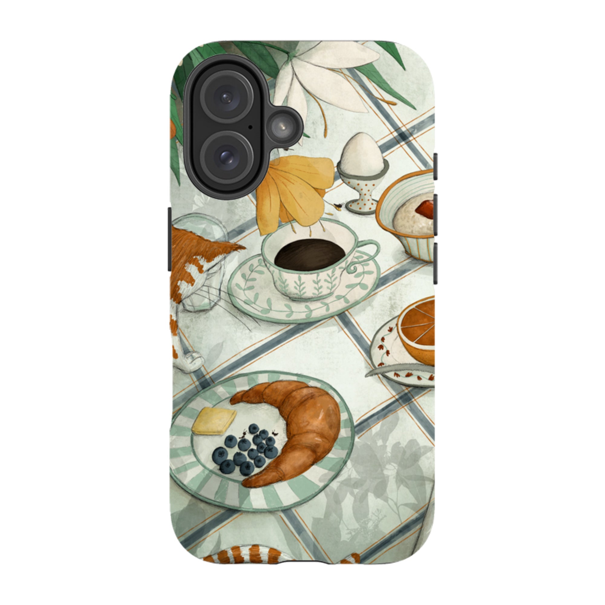 iPhone Tough Case - Hungry Friends By Maja Lindberg