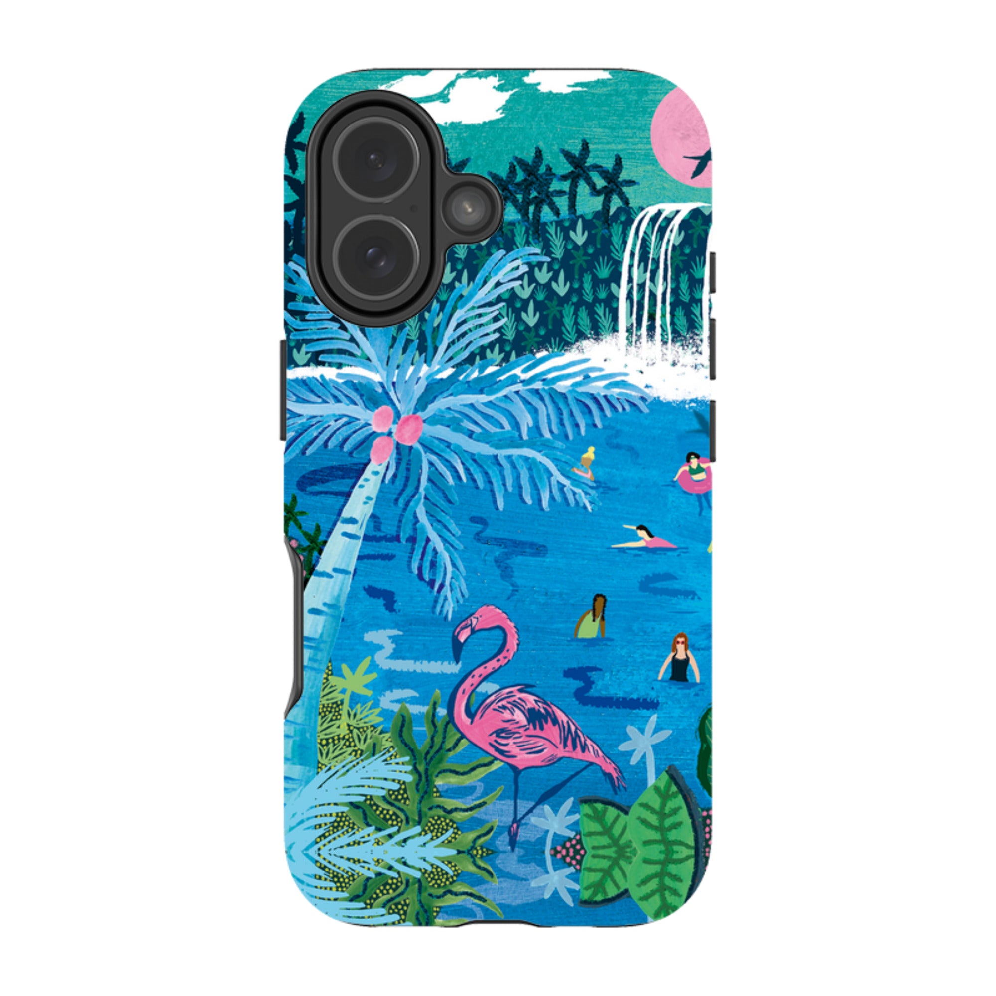 iPhone Tough Case - Palm Pool III By Emma Frances Grant