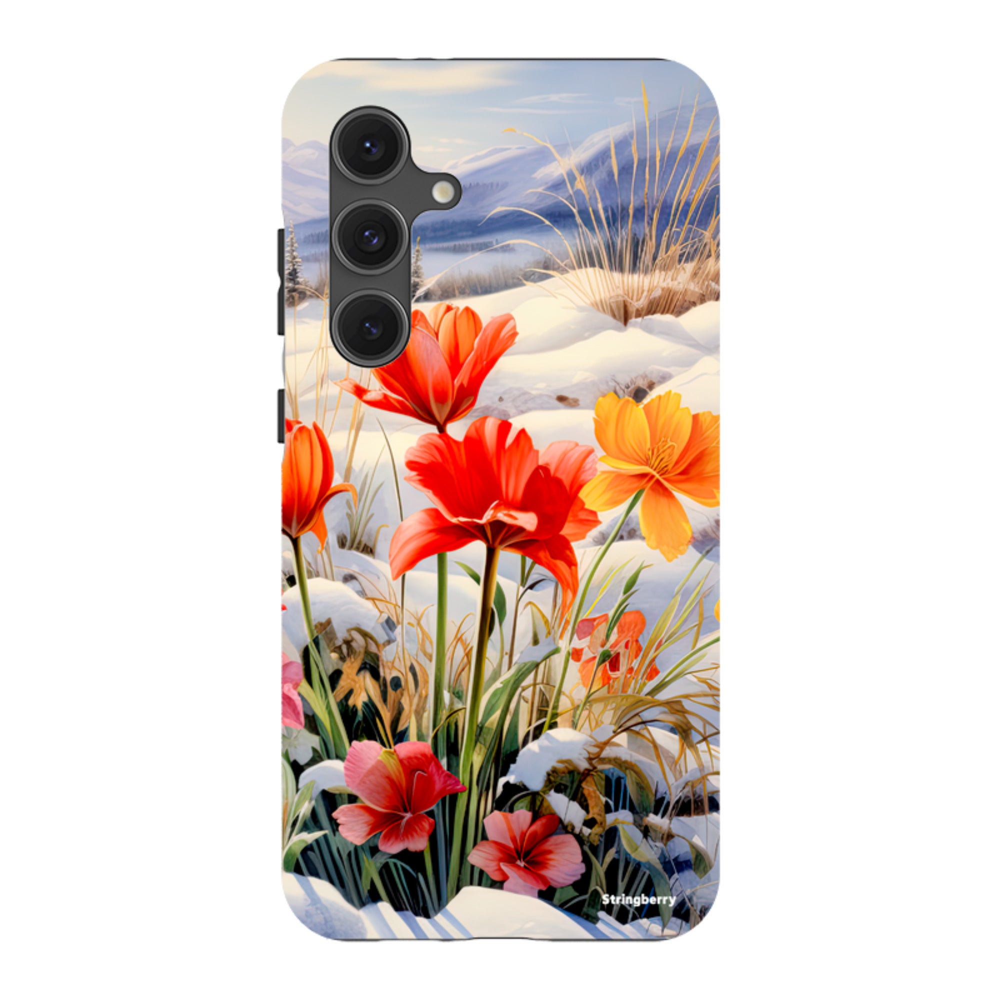 Samsung Tough Case - Winter Wild Flowers III