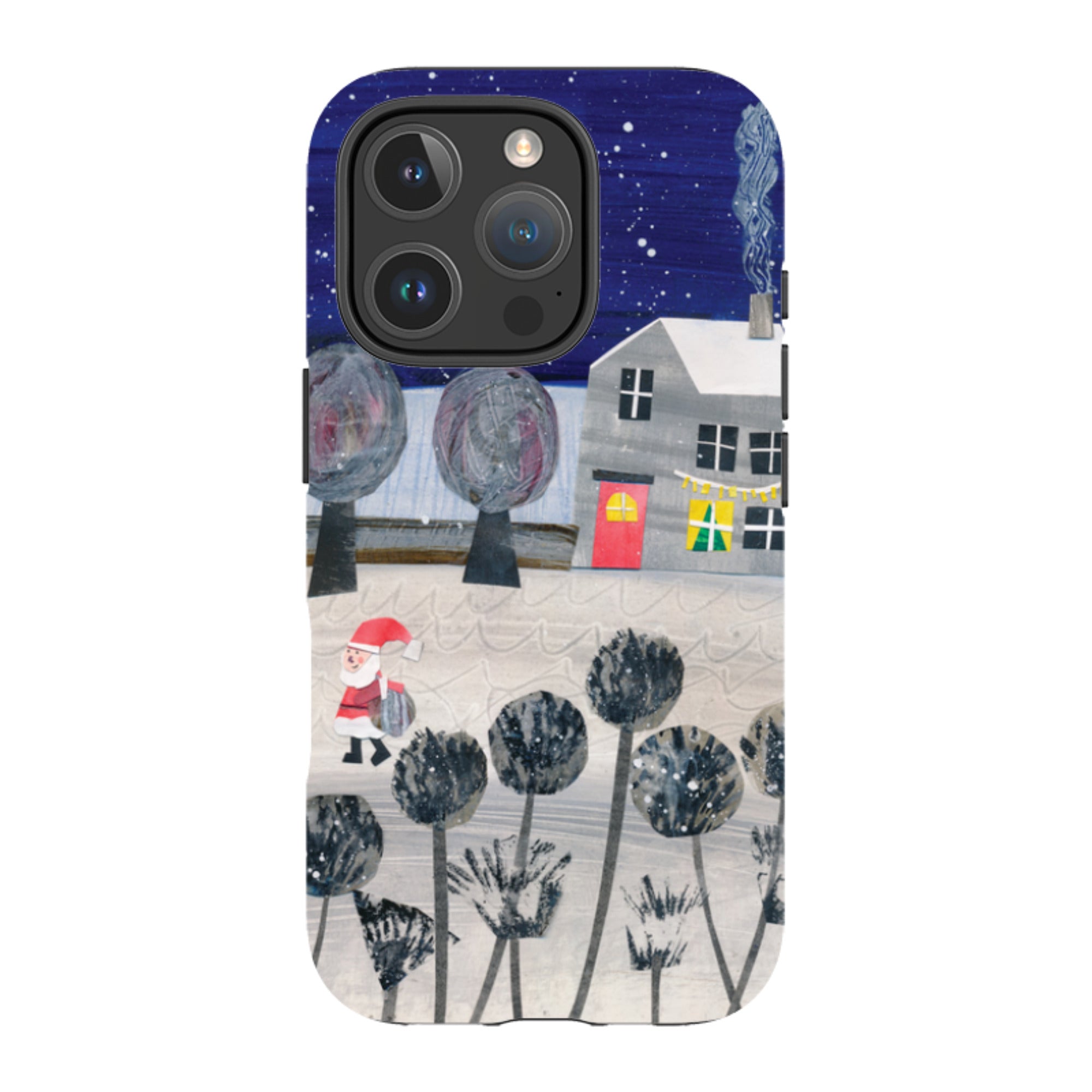 iPhone MagSafe Tough Case - Santa By Tracey English