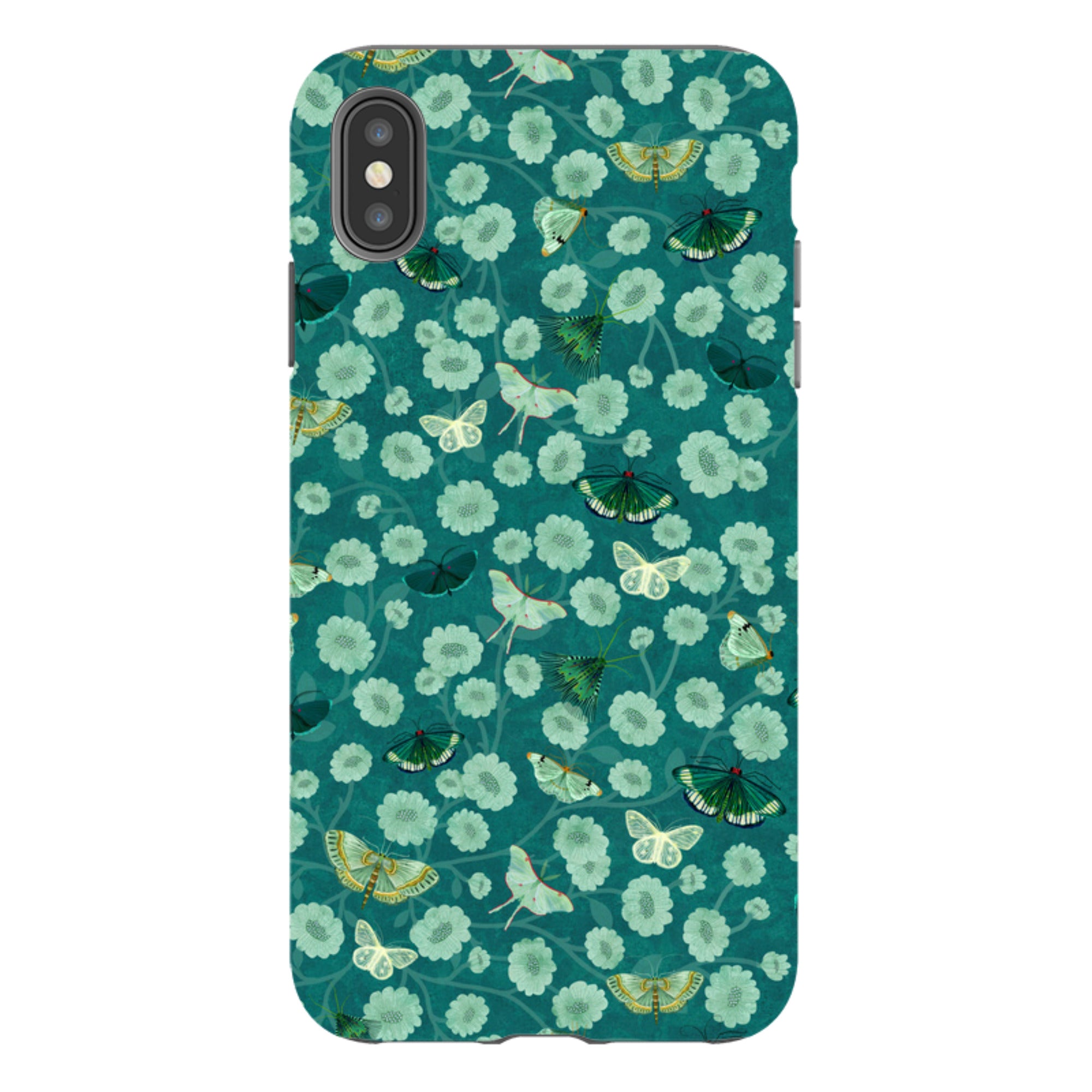 iPhone Tough Case - Small Moths 2 By Katherine Quinn