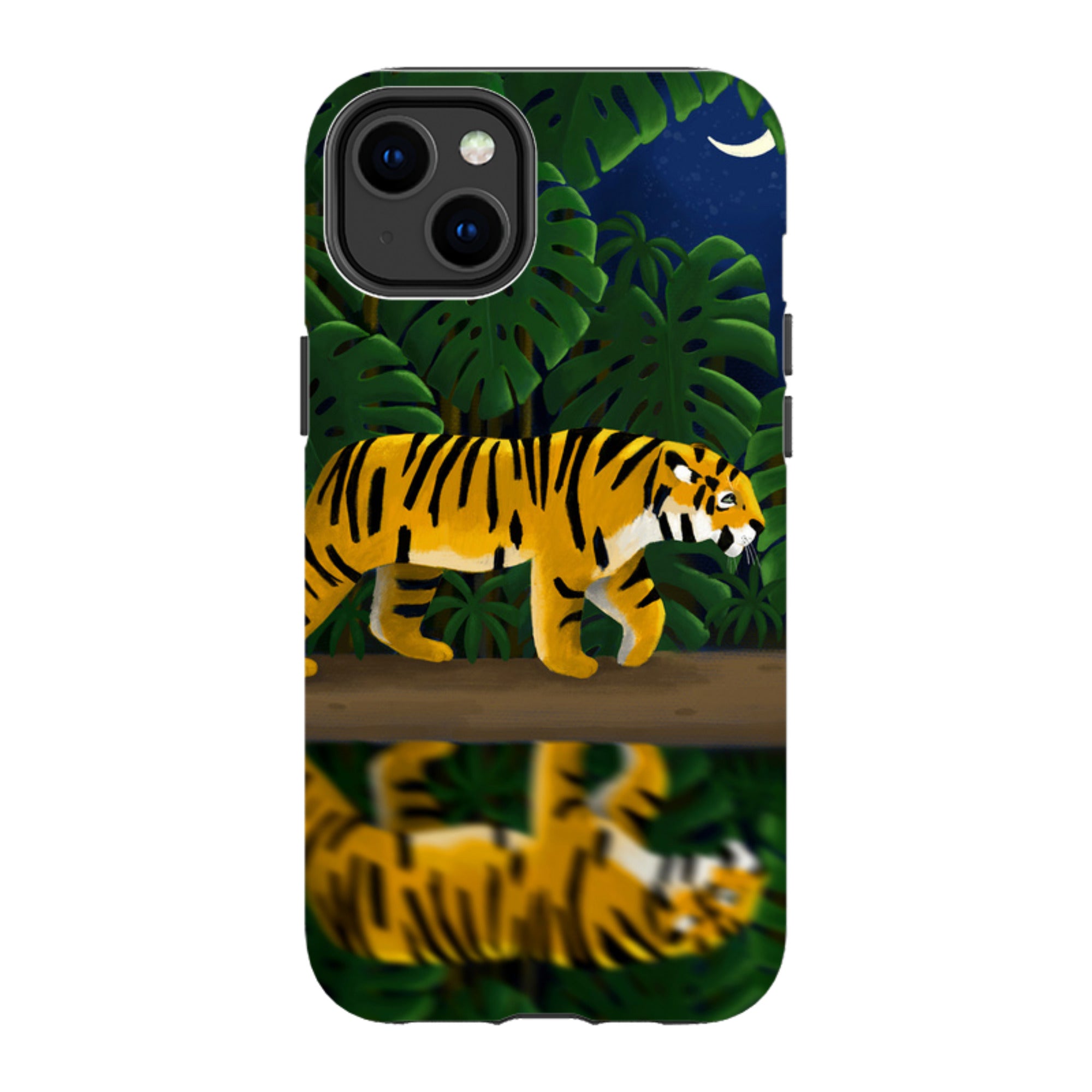 iPhone MagSafe Tough Case - Tiger Night By Bex Parkin