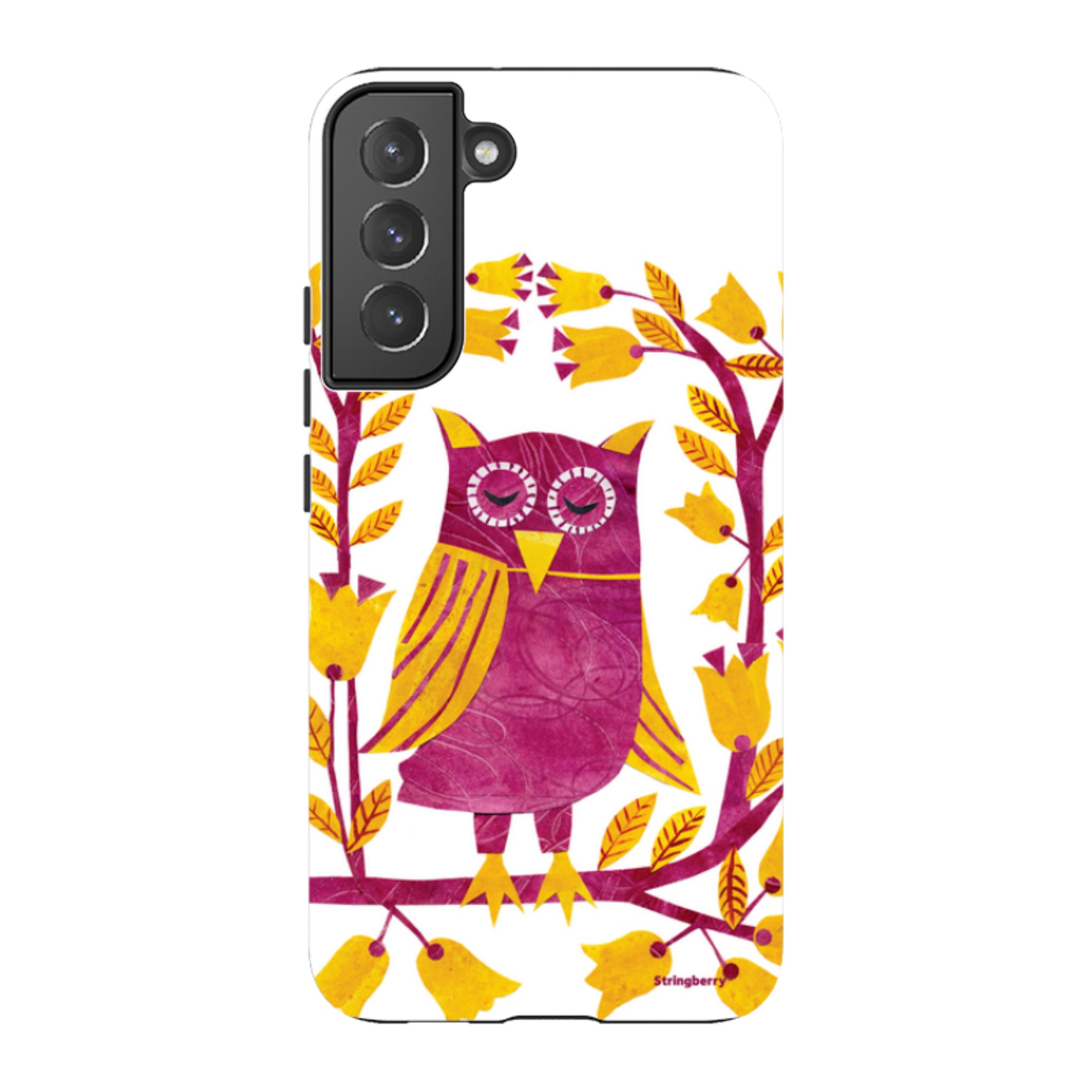 Samsung Tough Case - Folk Owl By Tracey English