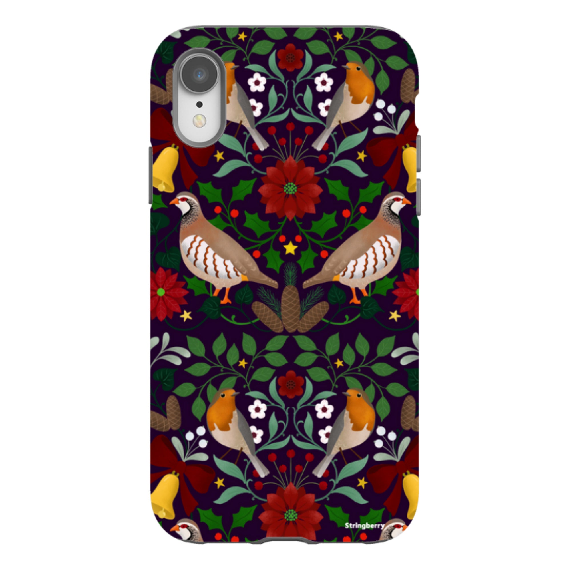 iPhone Tough Case - Xmas Pattern III By Bex Parkin