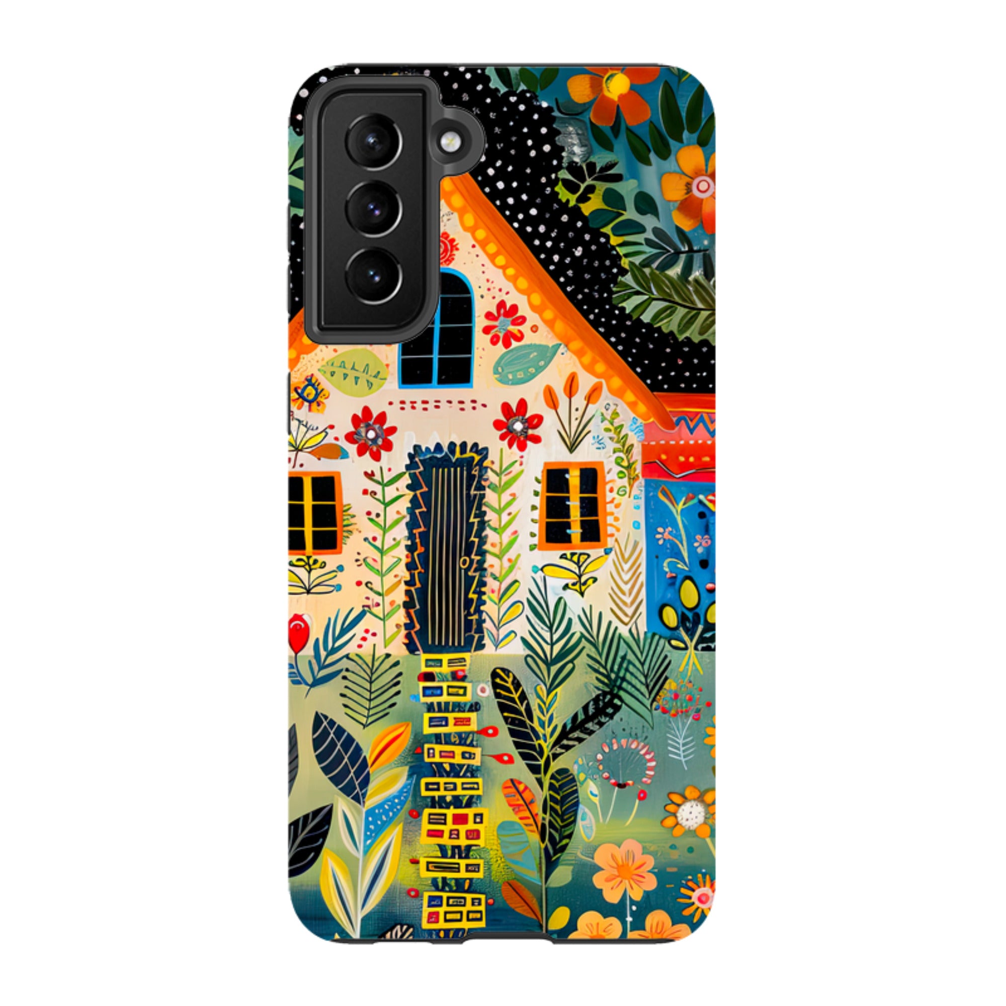 Samsung Tough Case - Folk Art House II