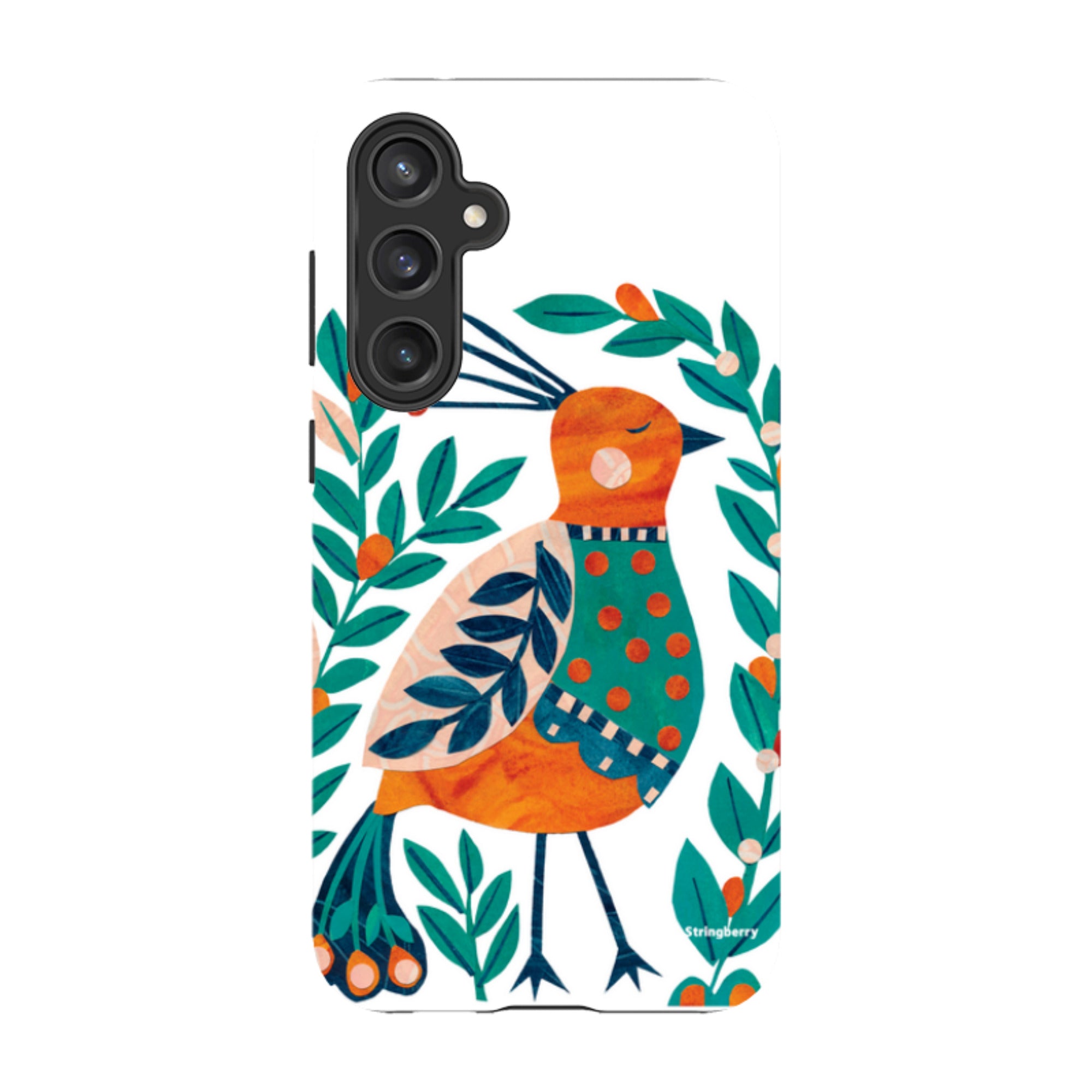 Samsung Tough Case - Folk Peacock By Tracey English