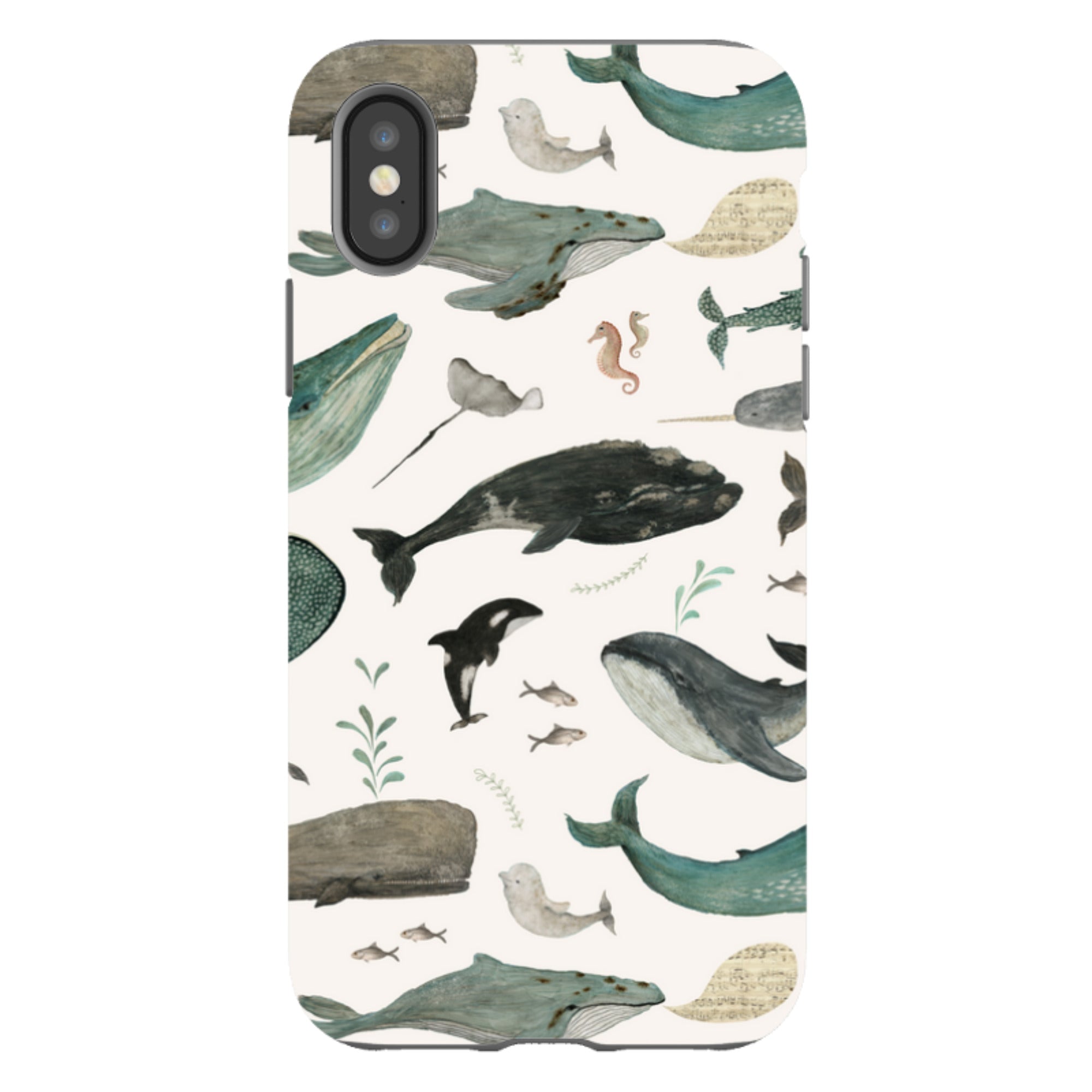 iPhone Tough Case - Whale Song By Katherine Quinn