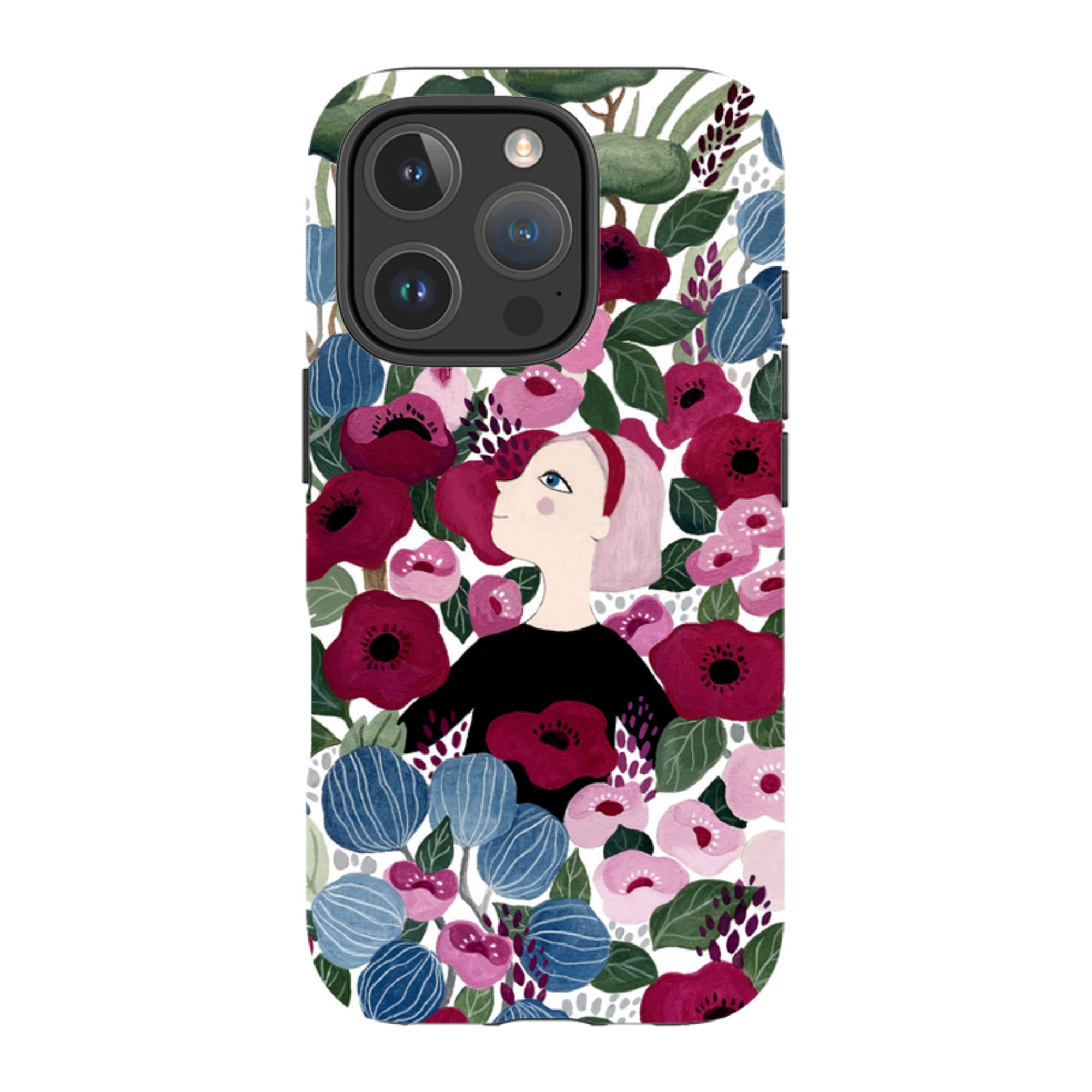 iPhone Tough Case - Flower Garden By Bex Parkin