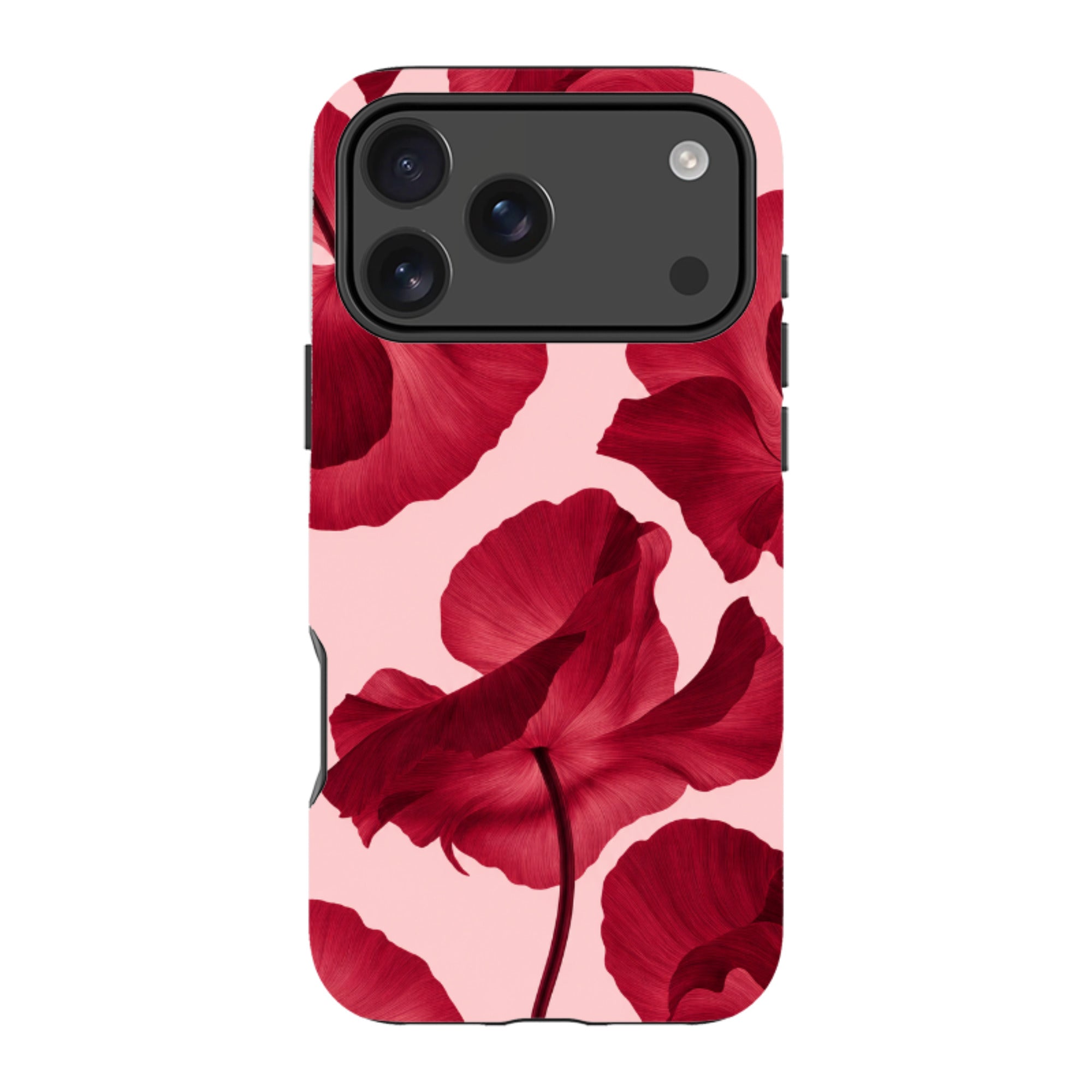 iPhone MagSafe Tough Case - Burgundy Poppy