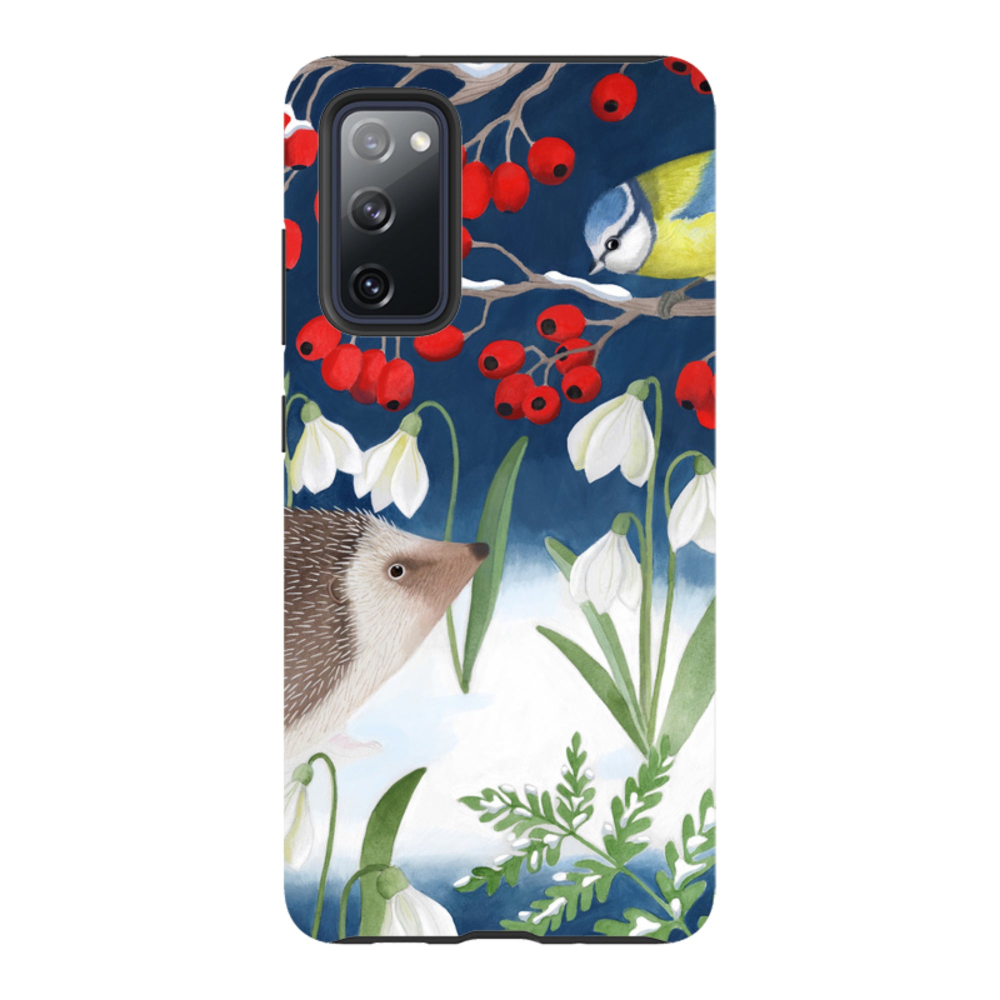 Samsung Tough Case - Blue Tit And Hedgehog By Bex Parkin
