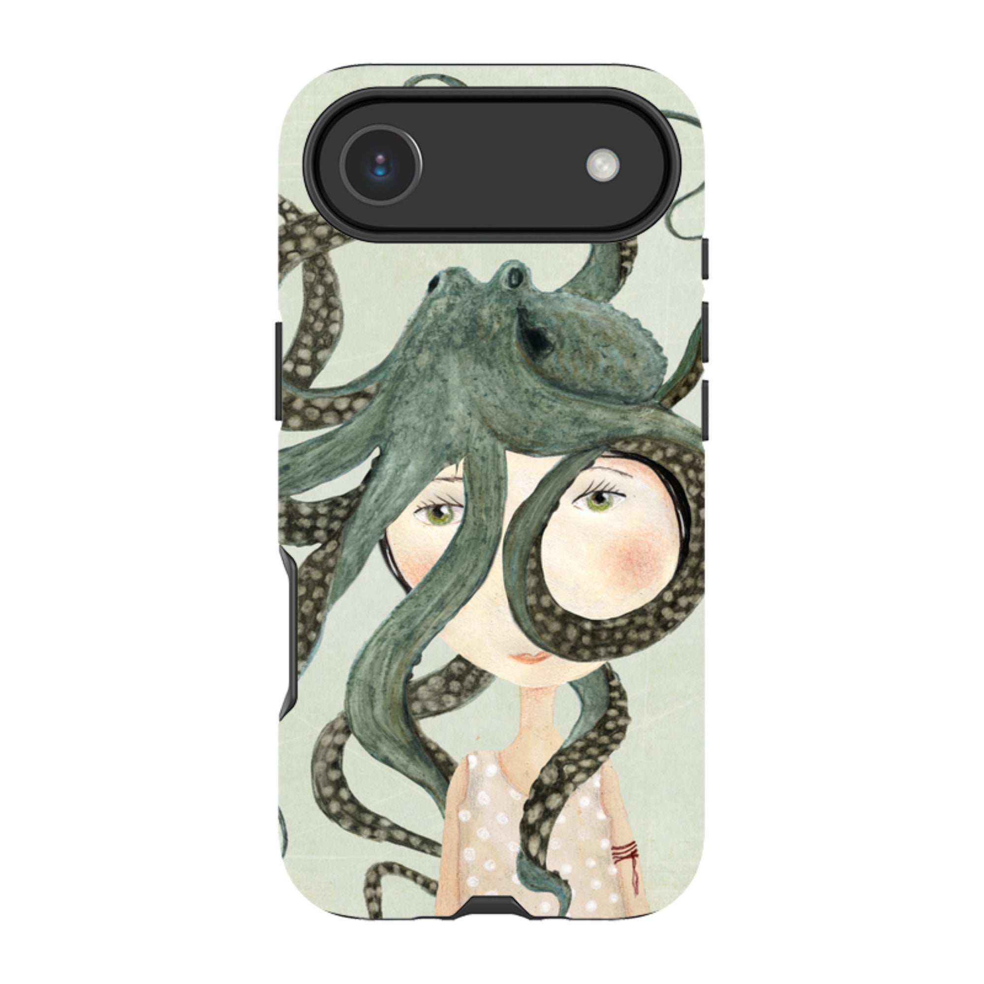 iPhone Tough Case - Octopus Girl By Katherine Quinn