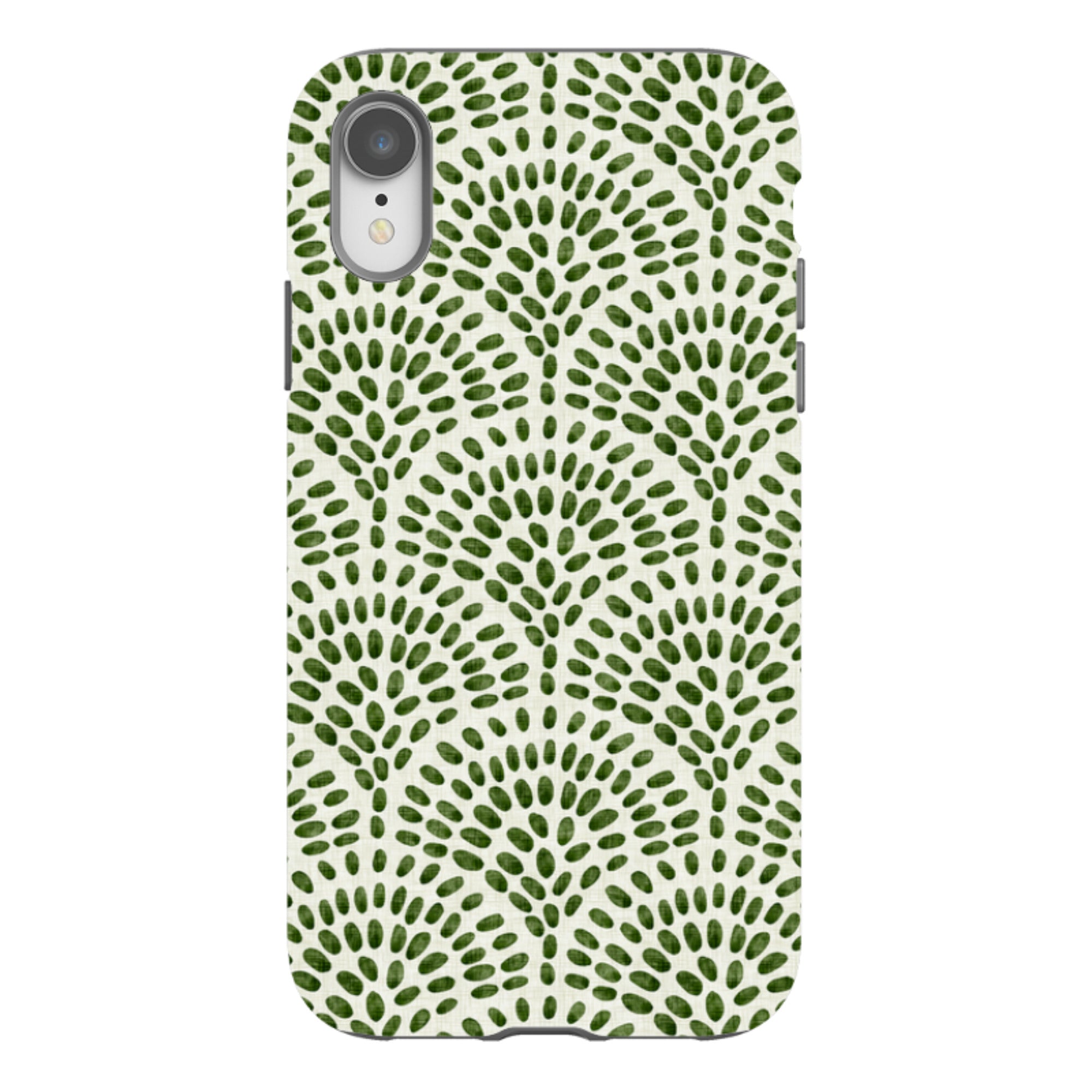 iPhone Tough Case - Scallop - Green By Katherine Quinn