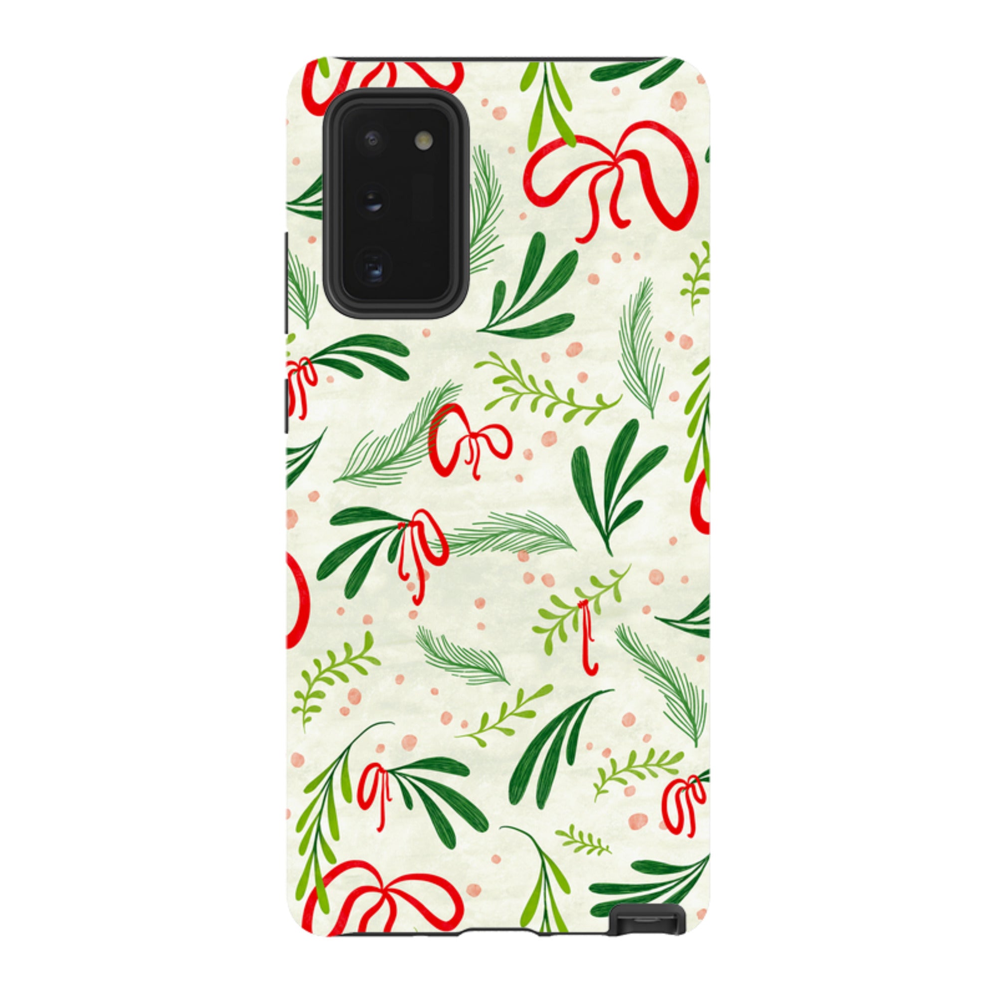 Samsung Tough Case - Christmas Bows By Katherine Quinn