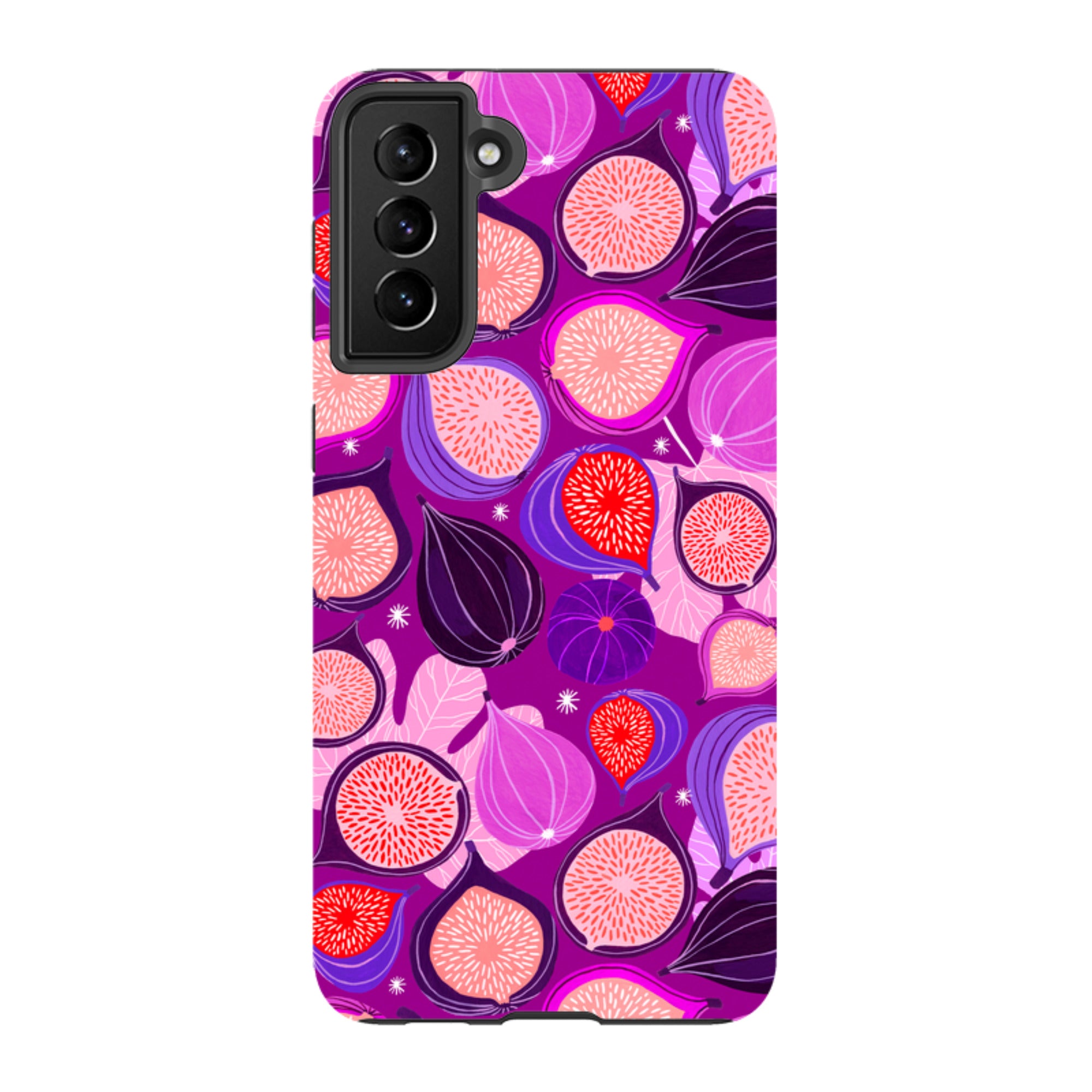 Samsung Tough Case - Ficolino Purple Pattern By Madalina Andronic