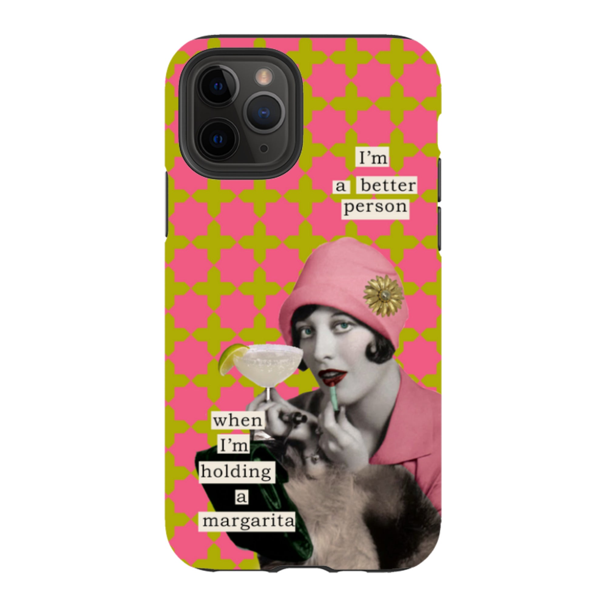 iPhone Tough Case - I'm A Better Person By Clare Jordan