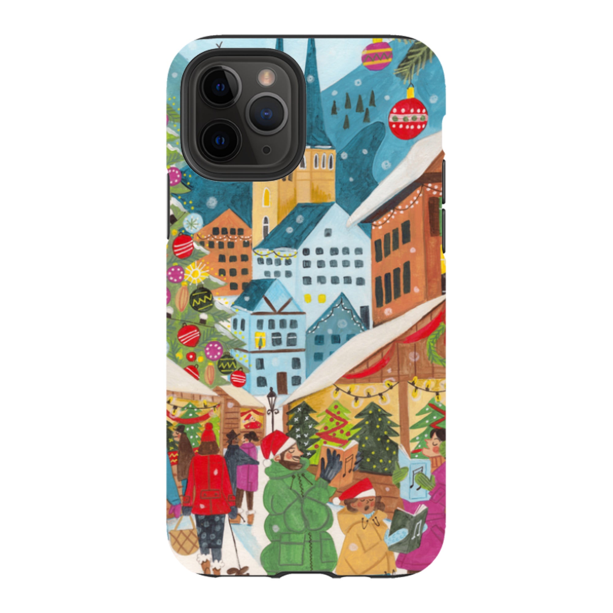 iPhone Tough Case - Christmas Market By Caroline Bonne Muller