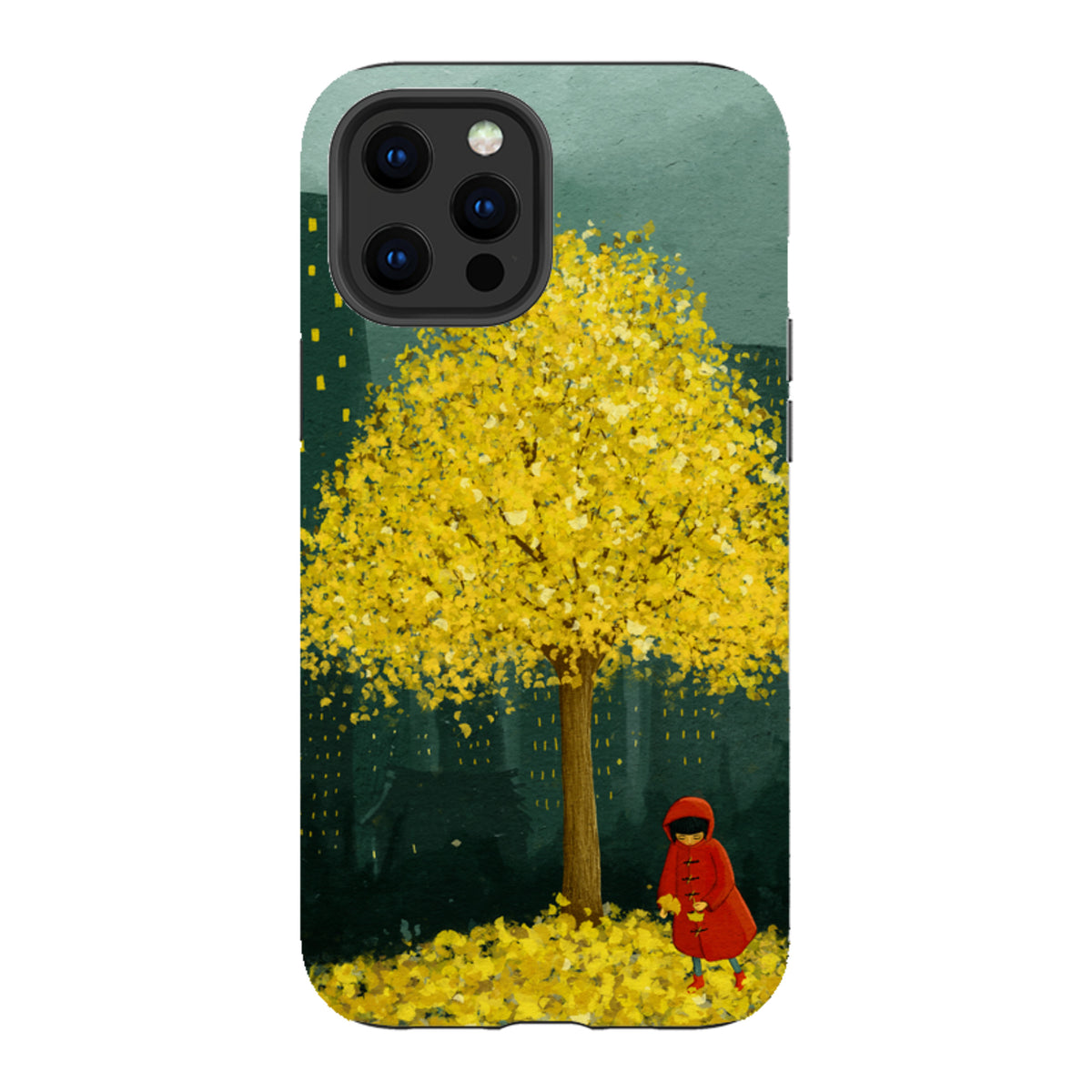 iPhone Tough Case - Gingko Tree By Maja Lindberg