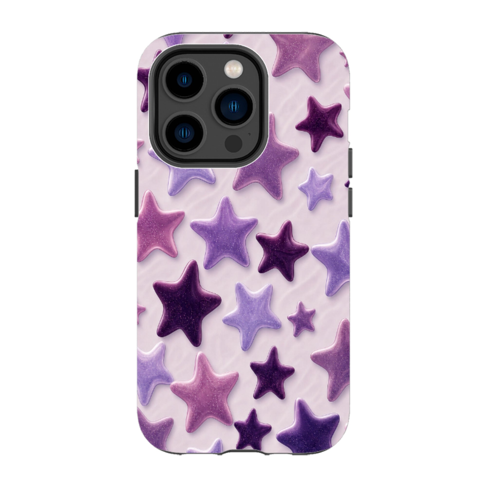 iPhone Tough Case - Lavender Purple Star
