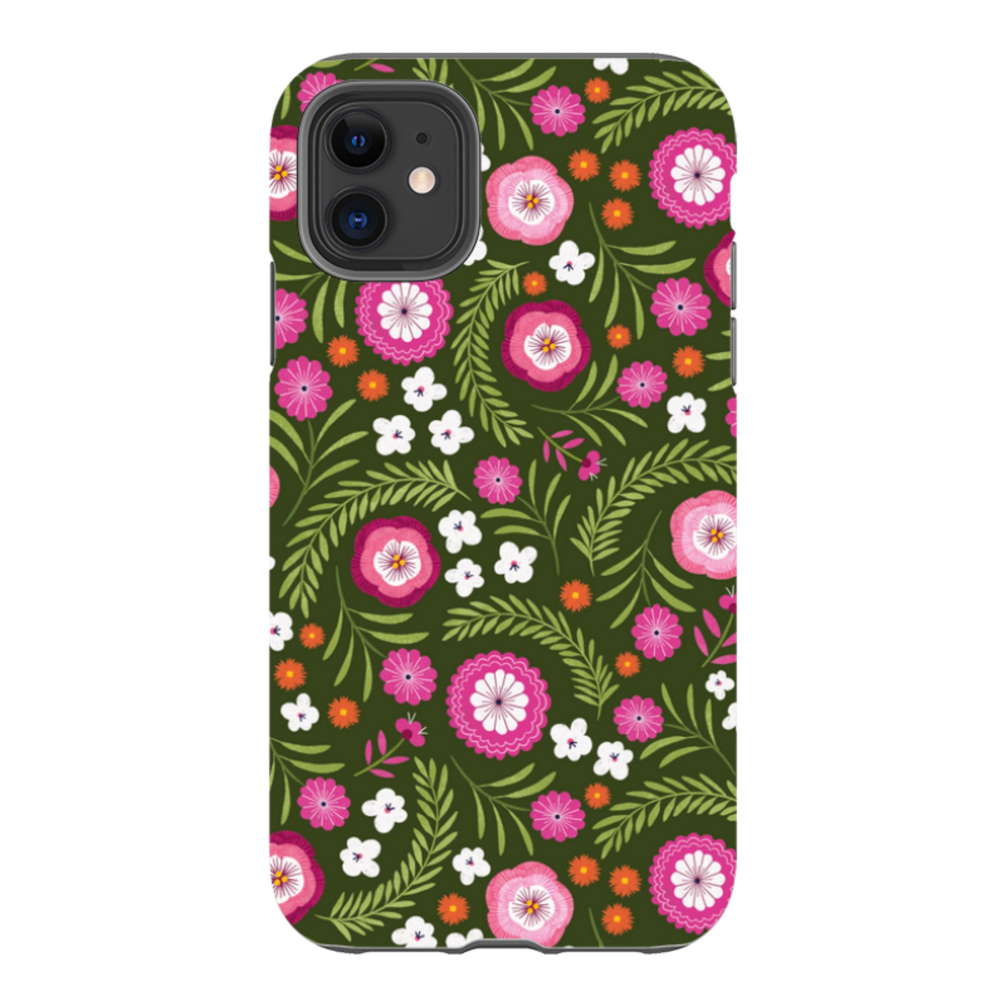 iPhone Tough Case - Posy Garden II By Ali Brookes