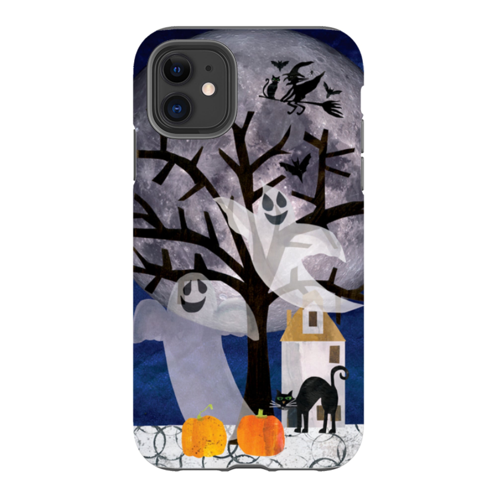 iPhone Tough Case - Halloween Moon By Tracey English