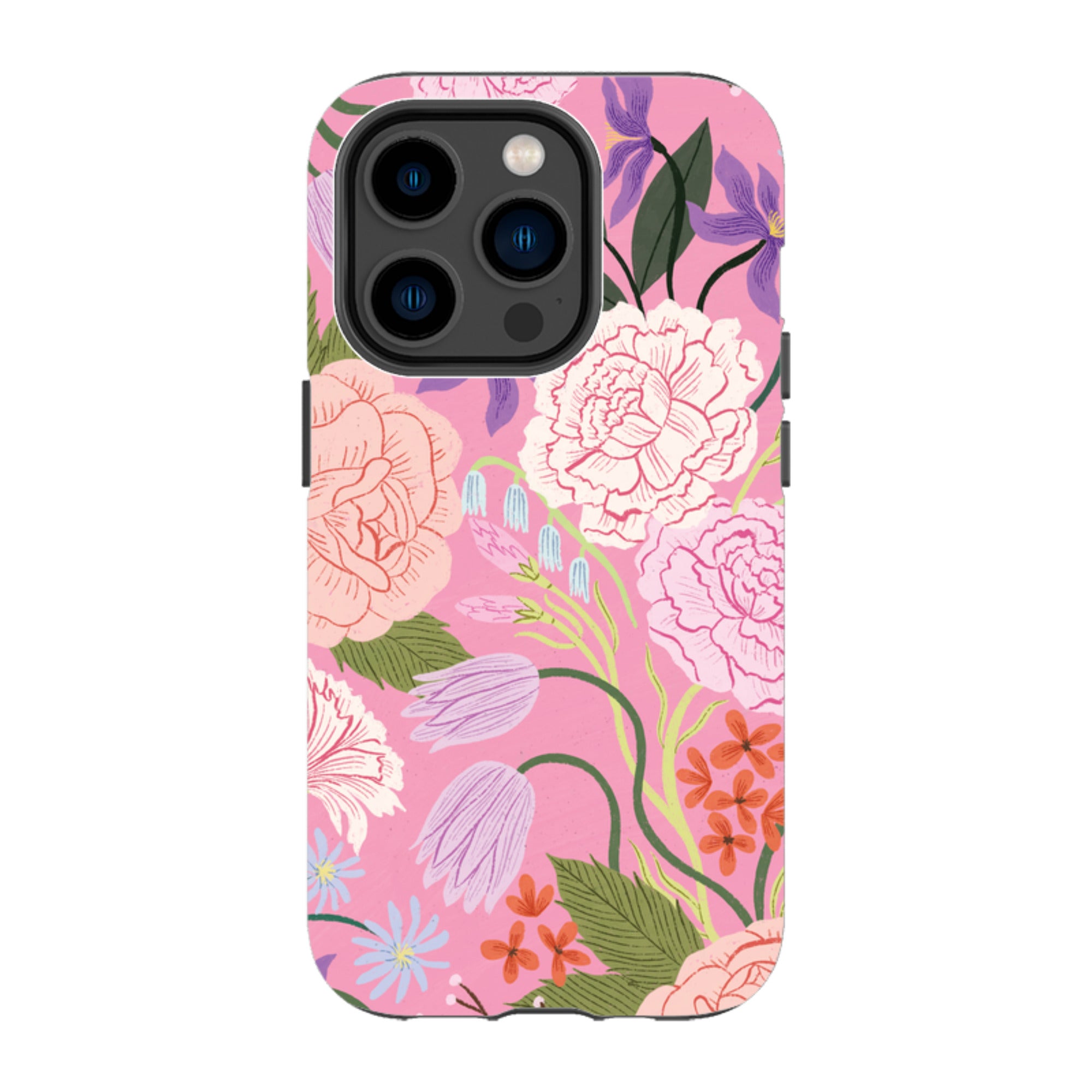 iPhone MagSafe Tough Case - All Over Blooms By Meghann Rader