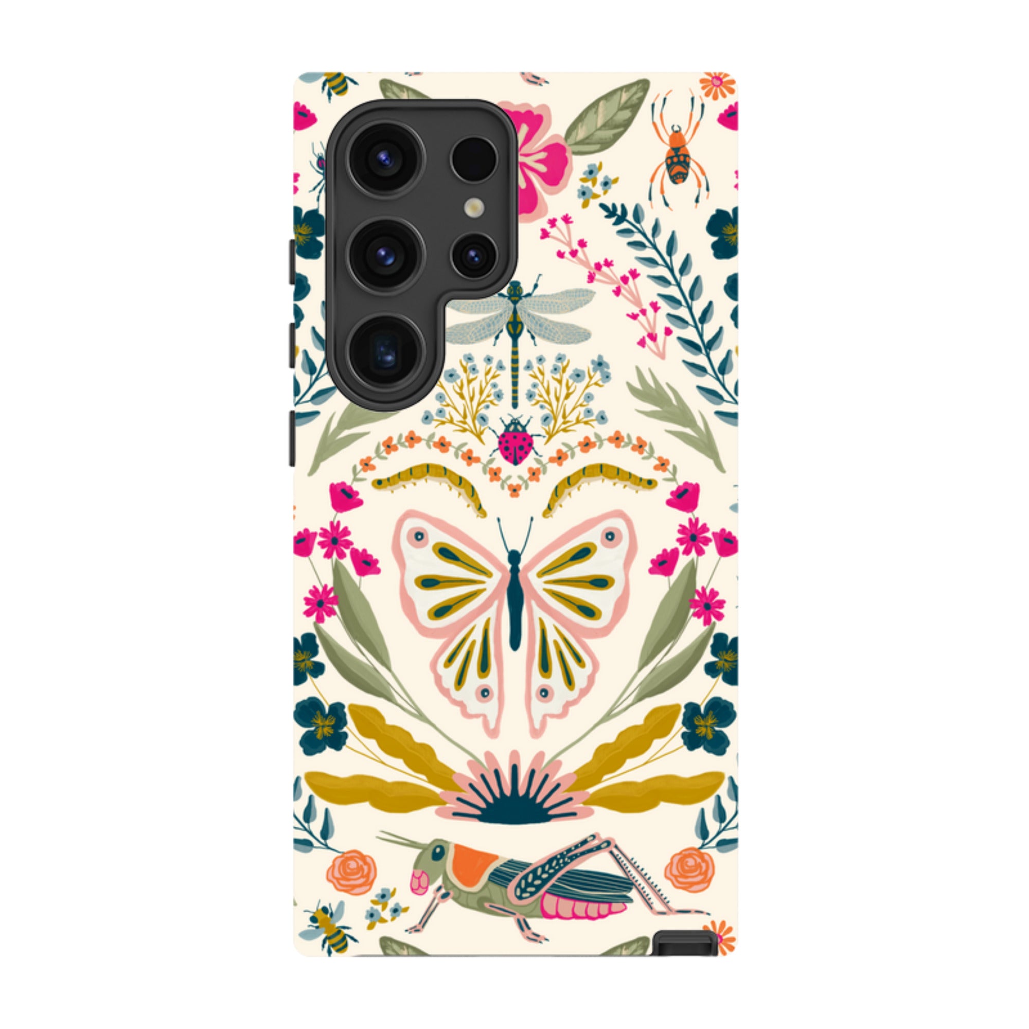 Samsung Tough Case - Butterfly Floral By Abby Jacobs