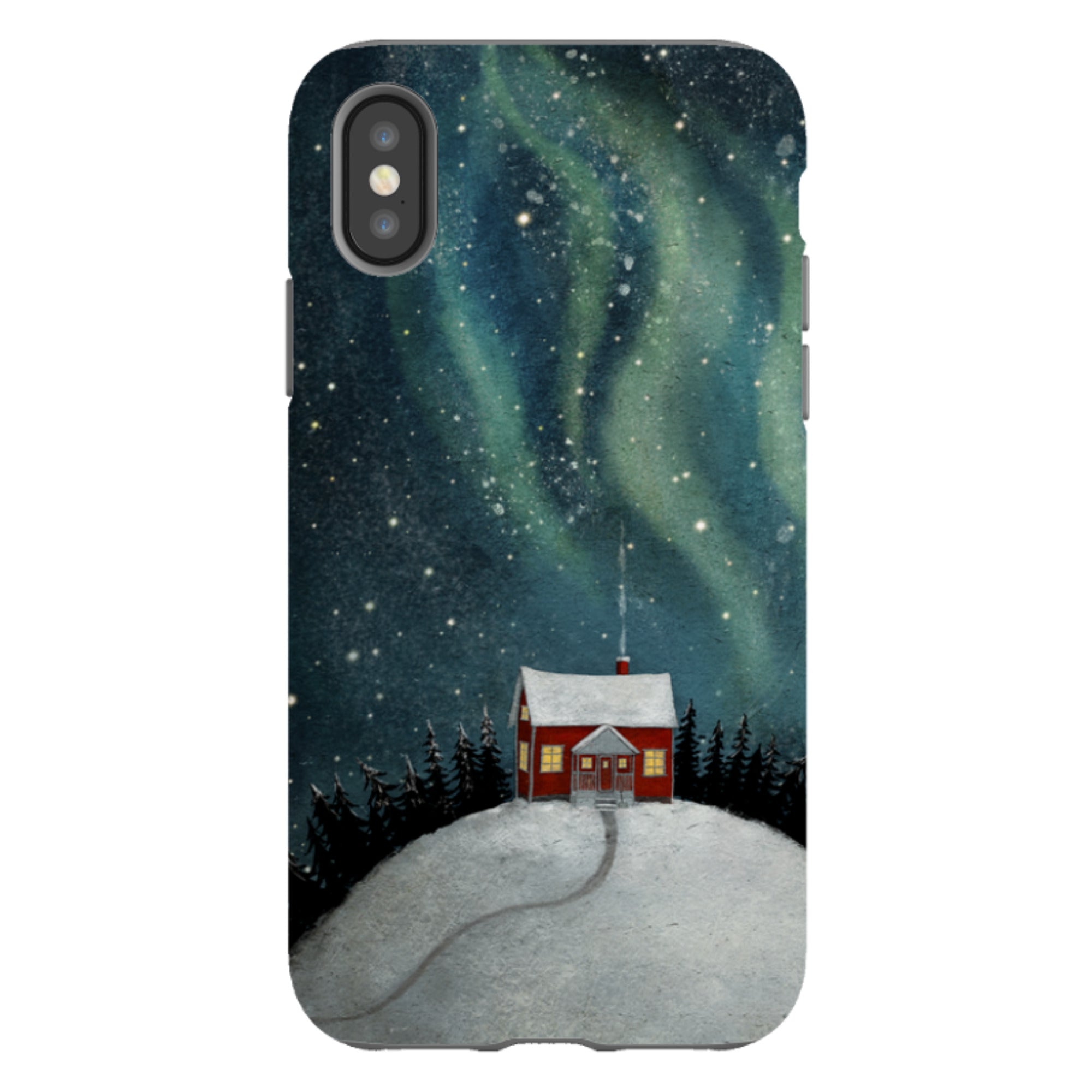 iPhone Tough Case - Northern Light By Maja Lindberg