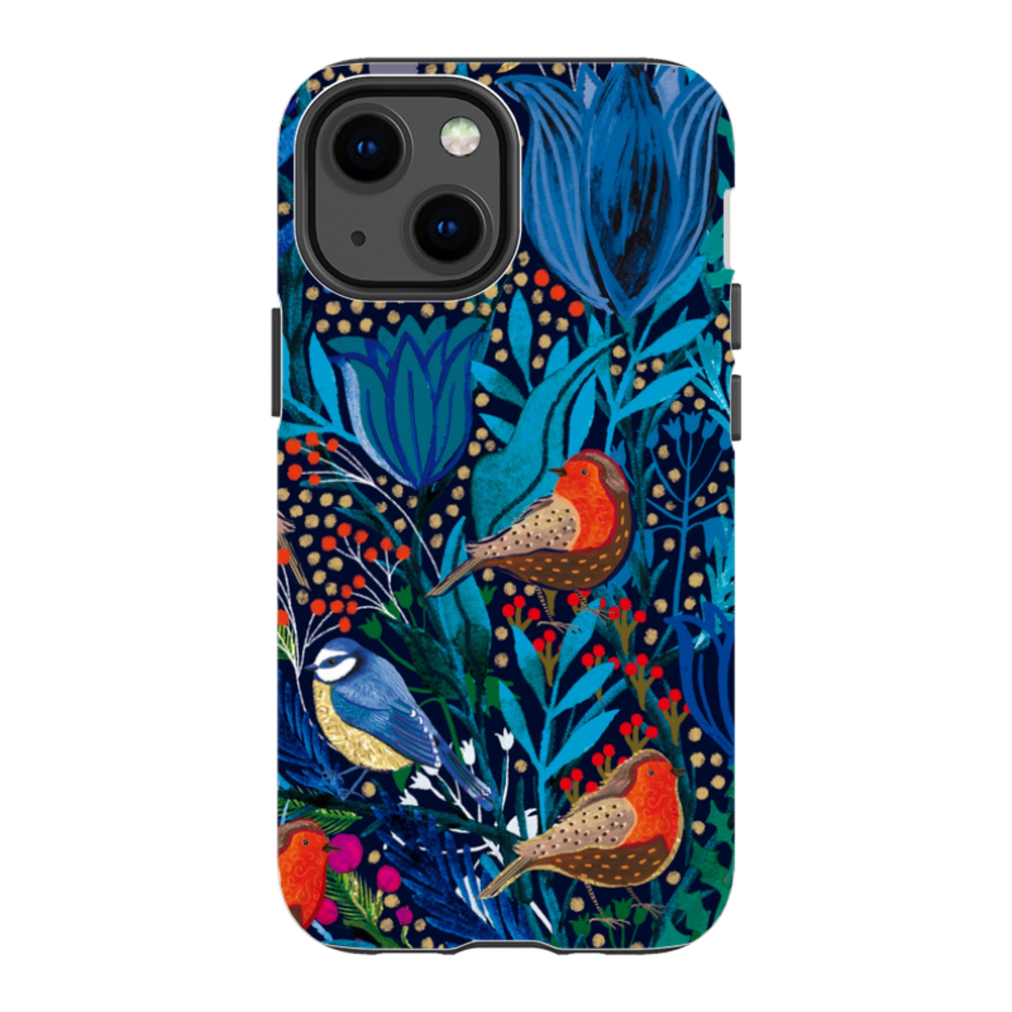 iPhone Tough Case - Xmas Robin IV By Emma Frances Grant