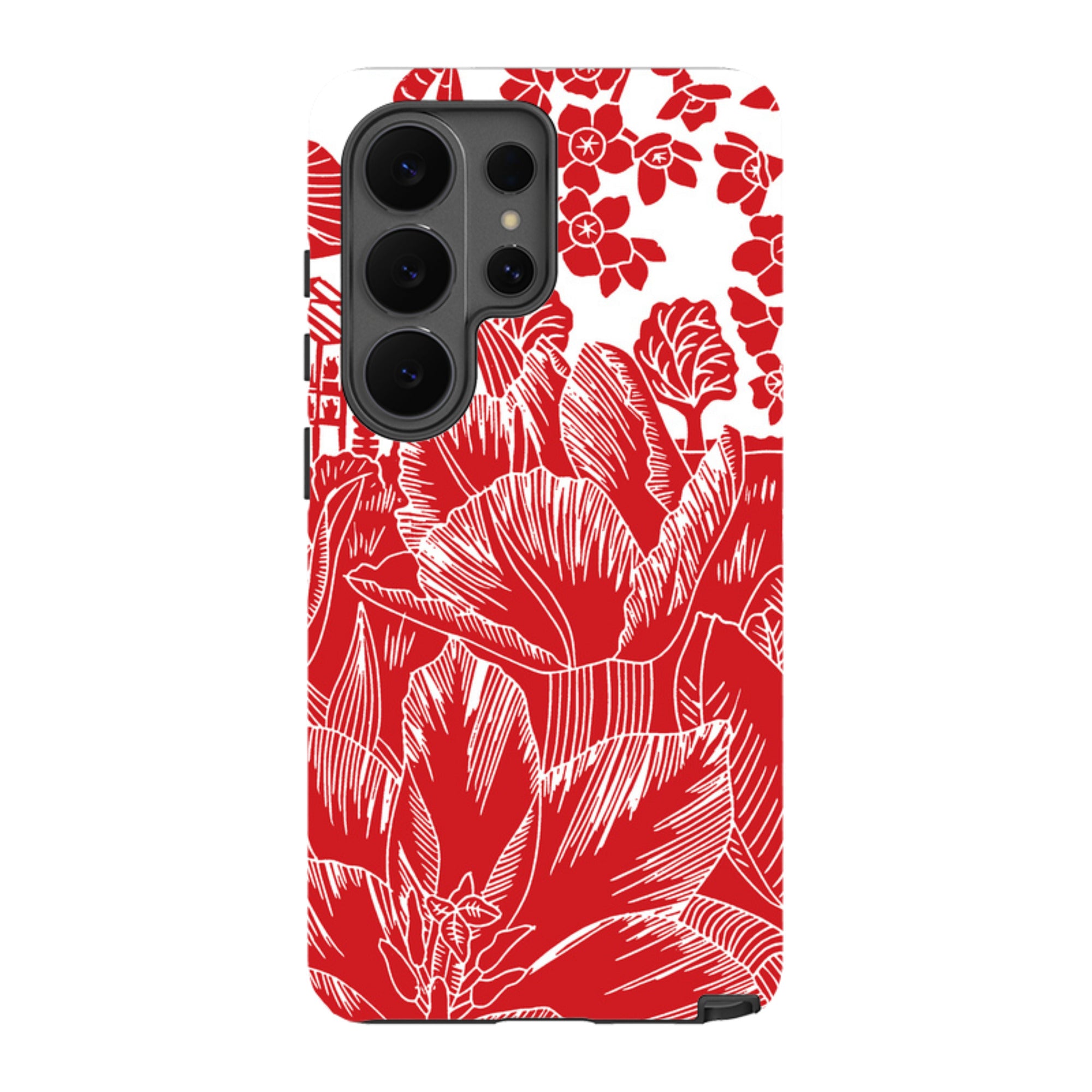 Samsung Tough Case - Tulip Silhouette By Kate Heiss