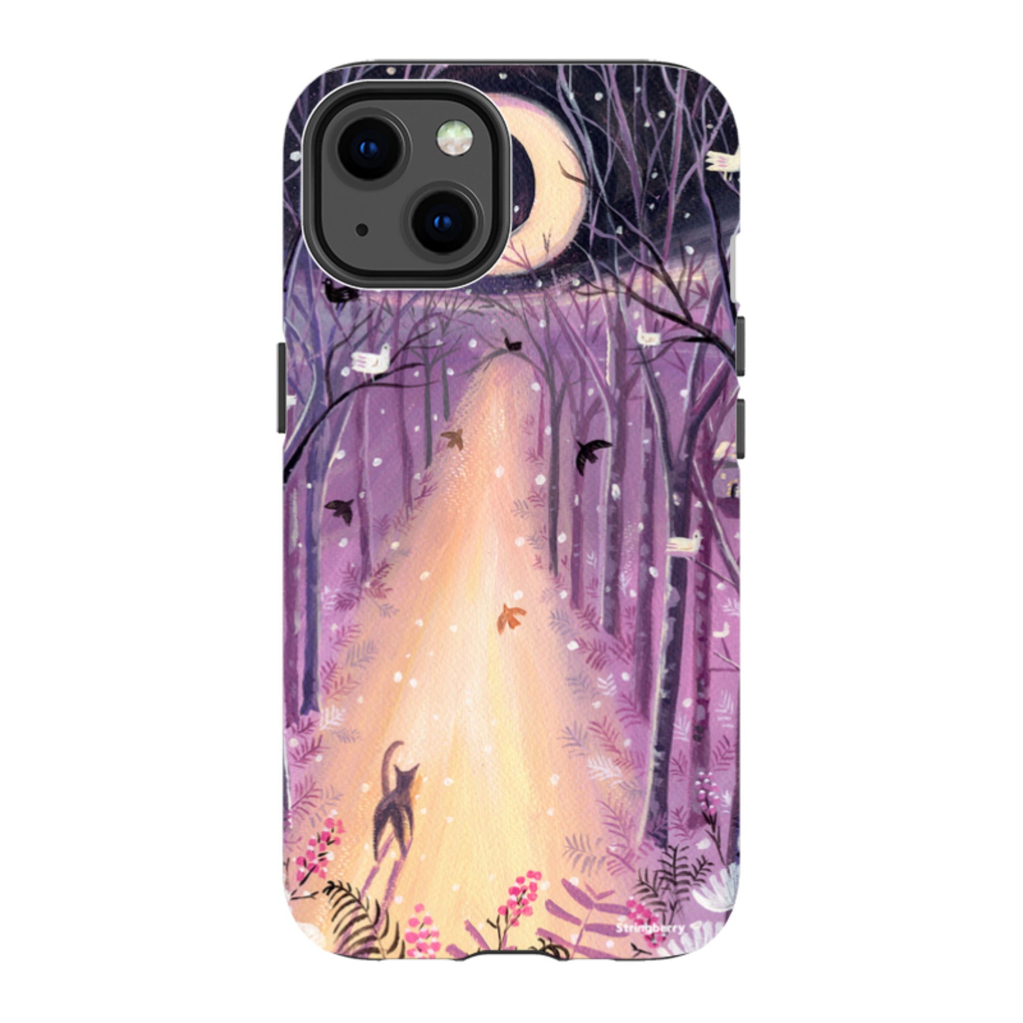 iPhone Tough Case - Forest Cat By Mary Stubberfield