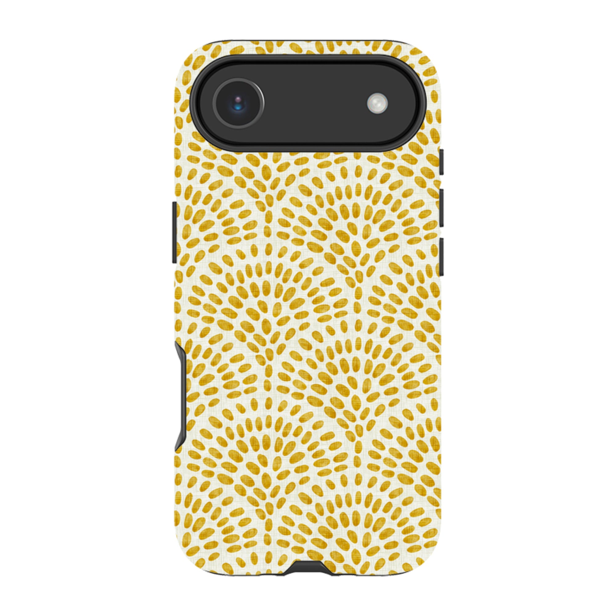 iPhone Tough Case - Scallop - Mustard By Katherine Quinn
