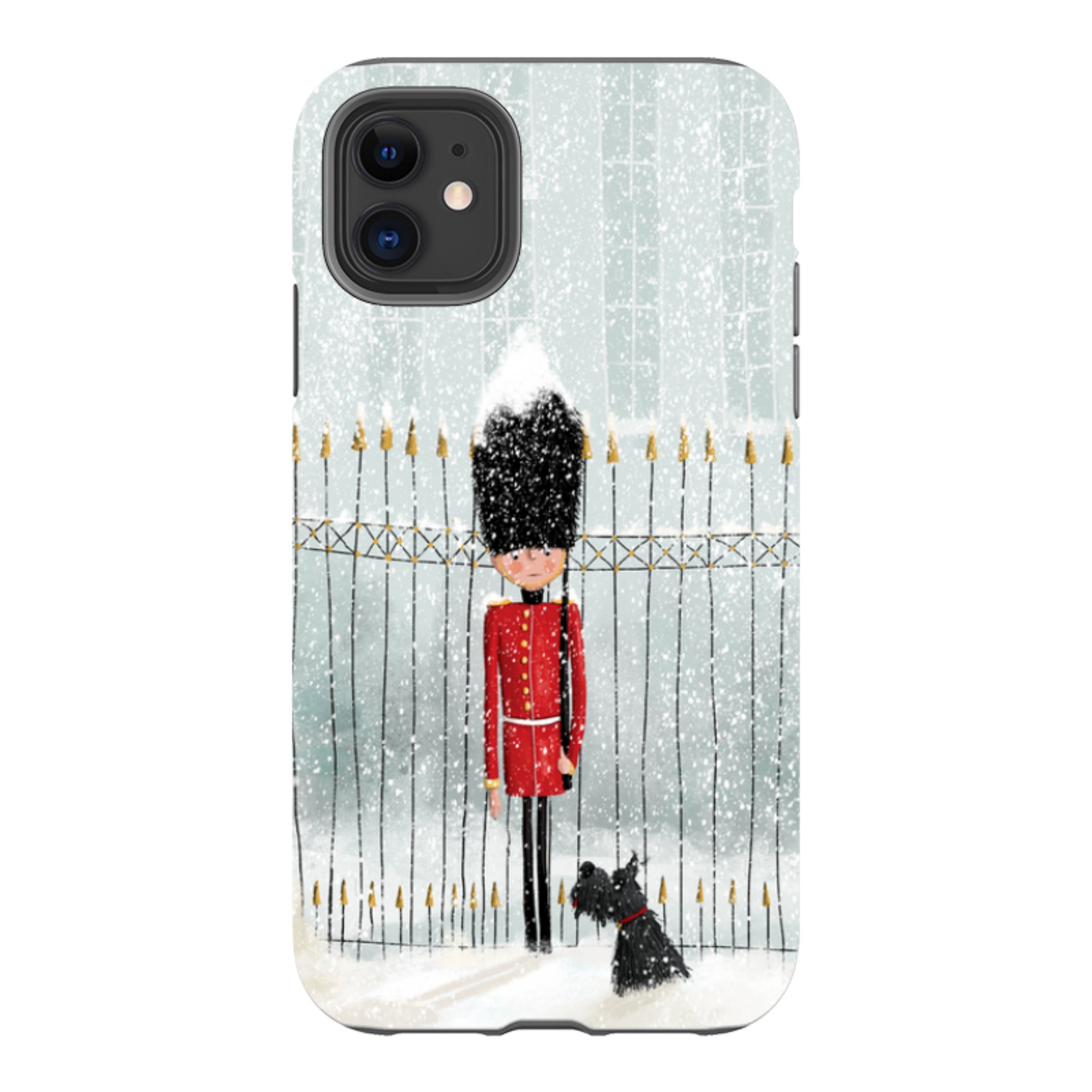iPhone Tough Case - London In Snow By Maja Lindberg