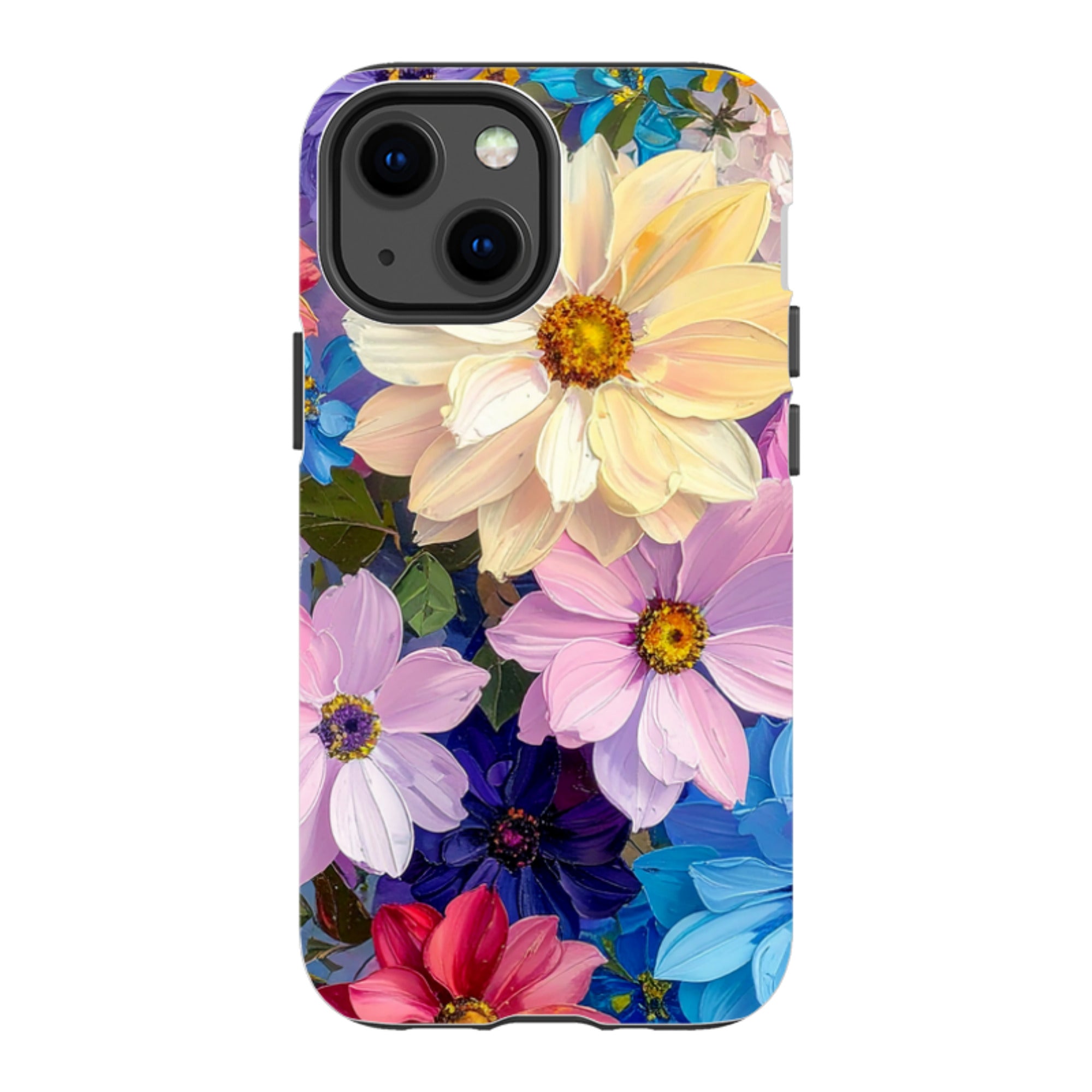 iPhone Tough Case - Summer Floral Blue Garden