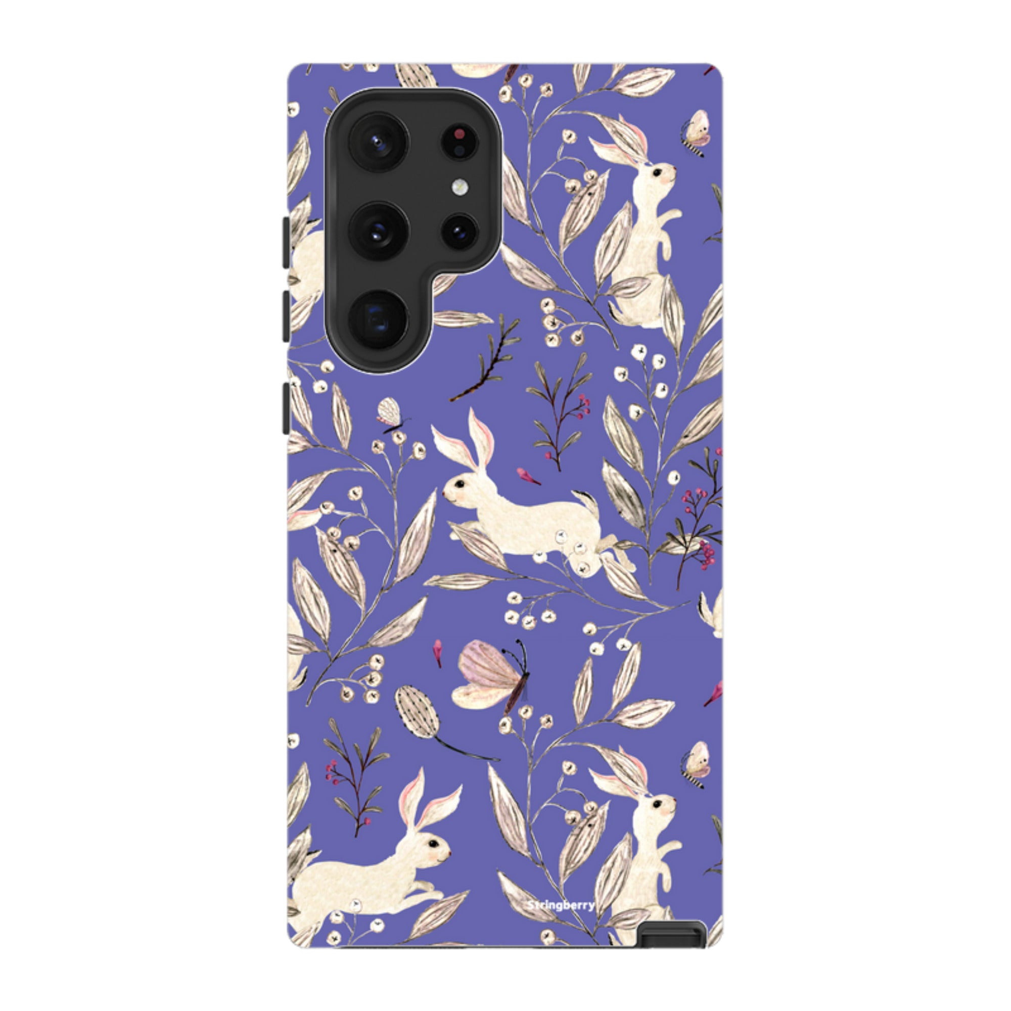 Samsung Tough Case - Bunnies Periwinkle By Katherine Quinn