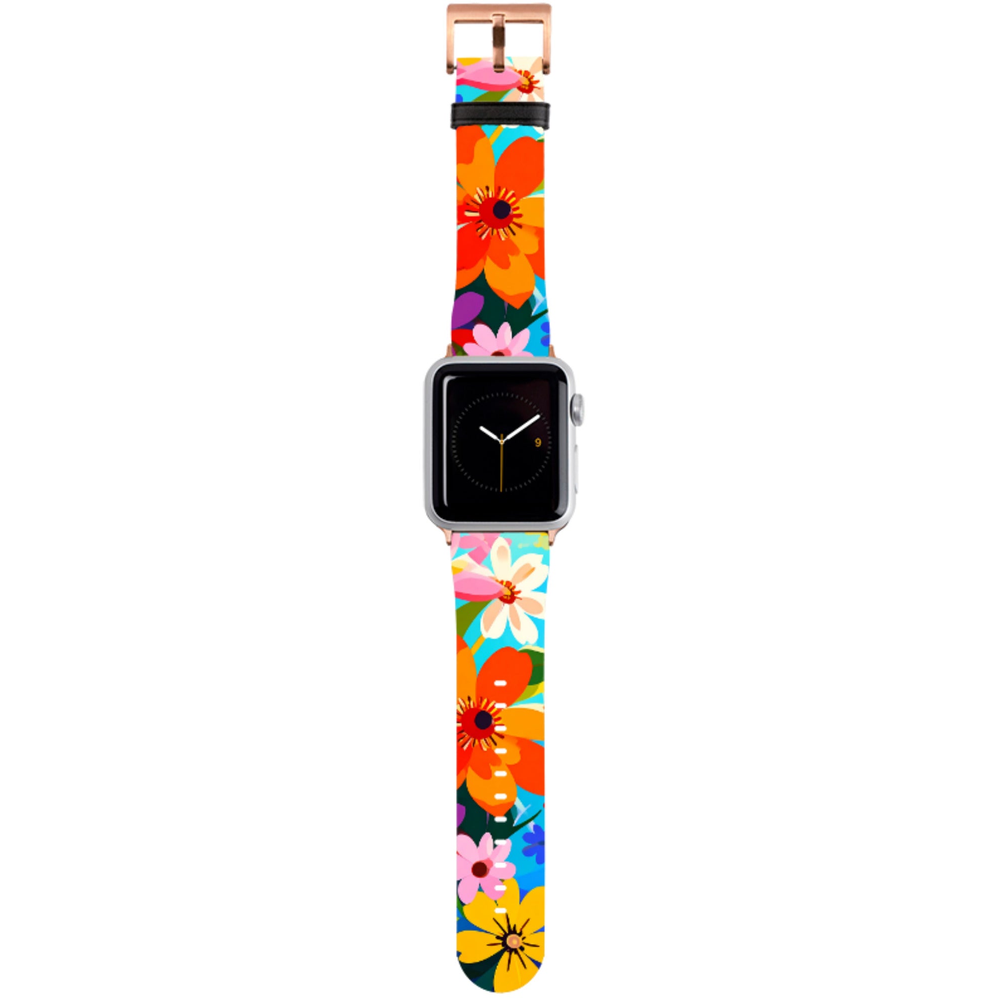 Rainbow Floral Apple Watch Strap